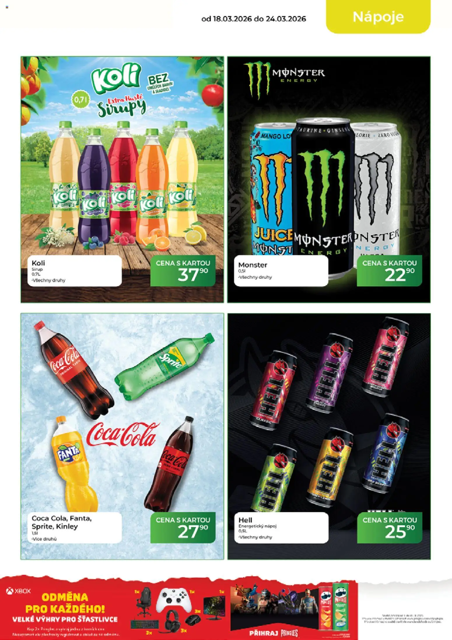 Tamda Foods leták od 18.03.2026 | Strana: 15 | Produkty: Coca cola, Energetický nápoj, Sirup, Monster Energy