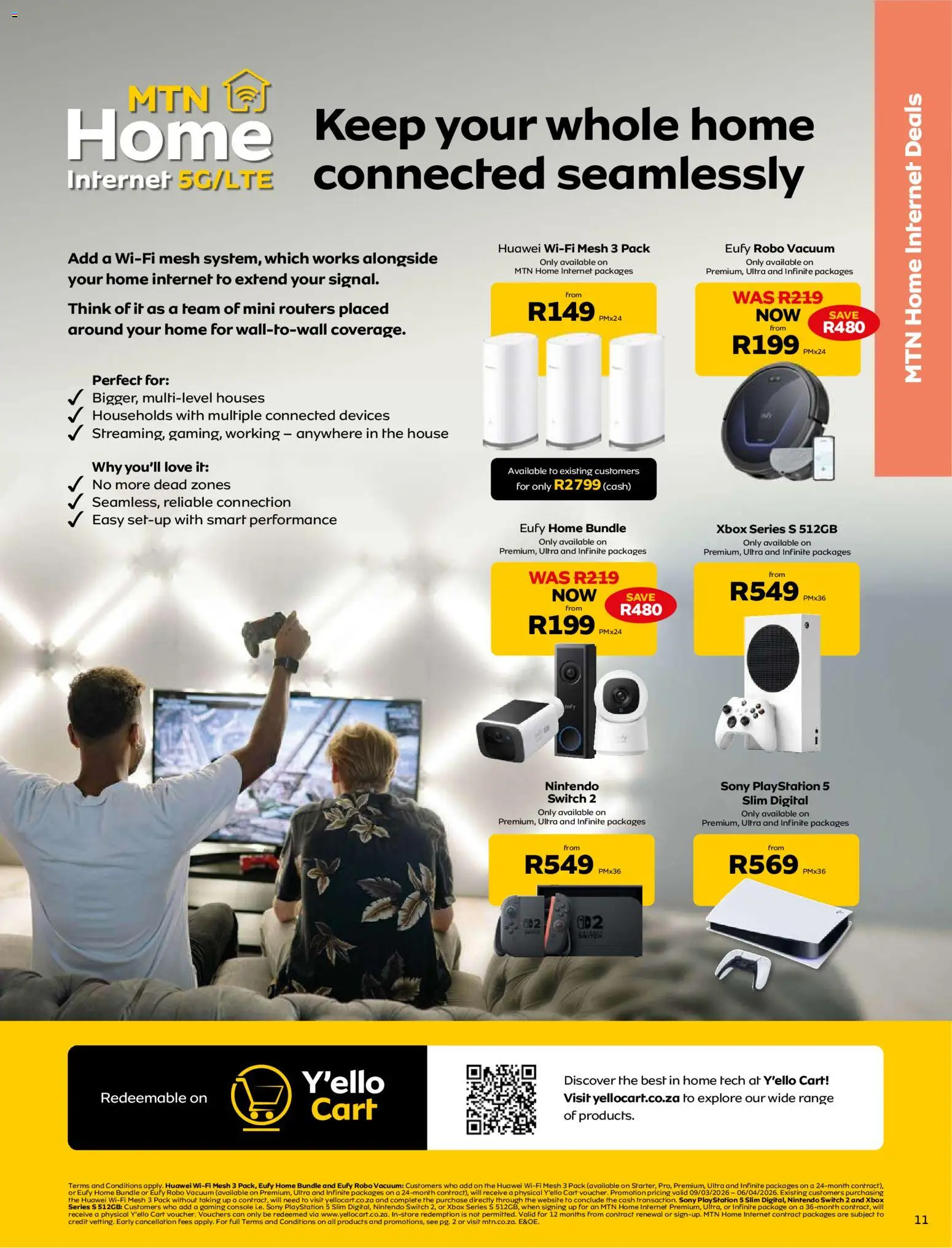 New MTN catalogue – valid from 09.03.2026 | Page: 11 | Products: Playstation, Xbox, Switch