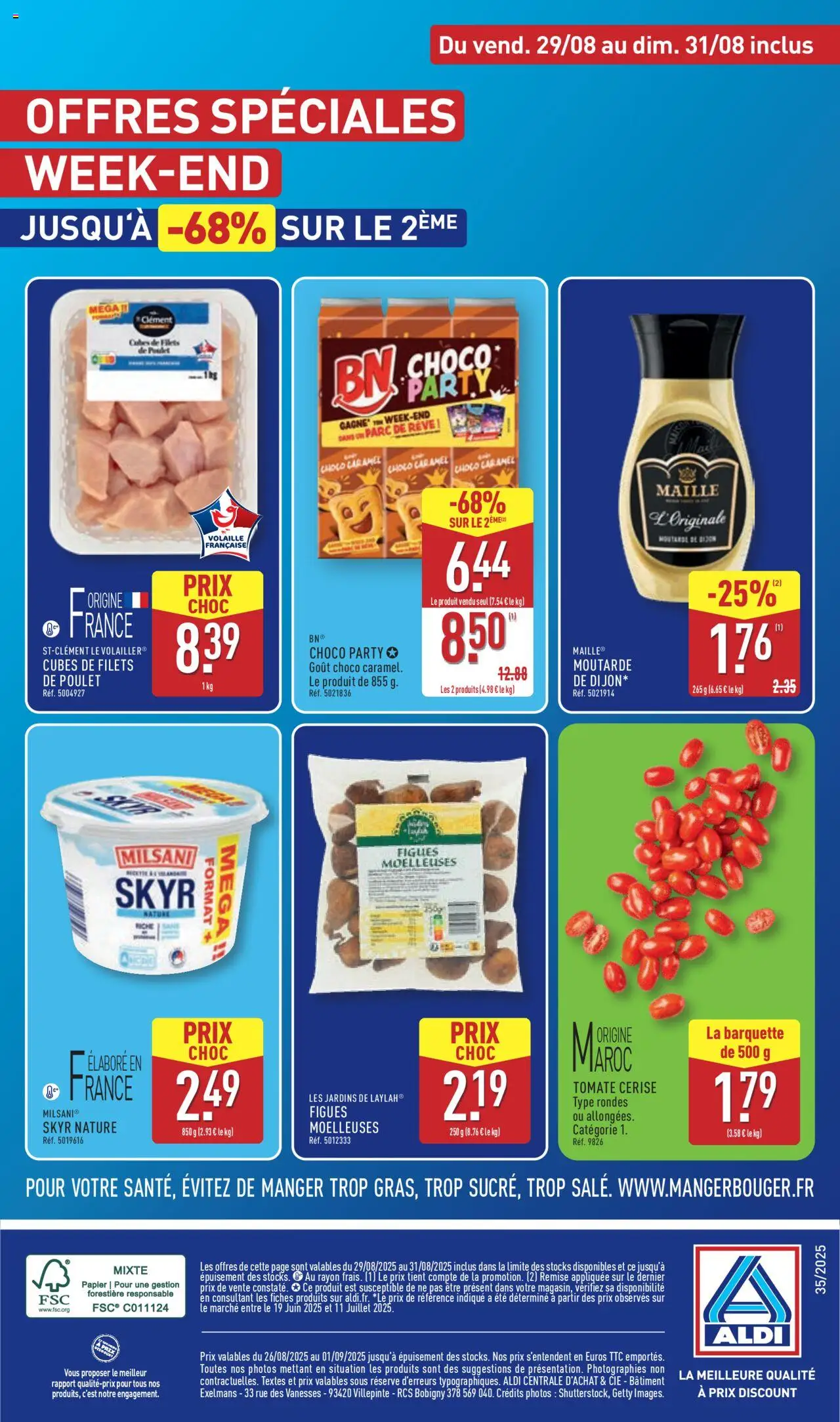  | Page: 54 | Produits: Volaille, Tomate cerise, Moutarde, Skyr