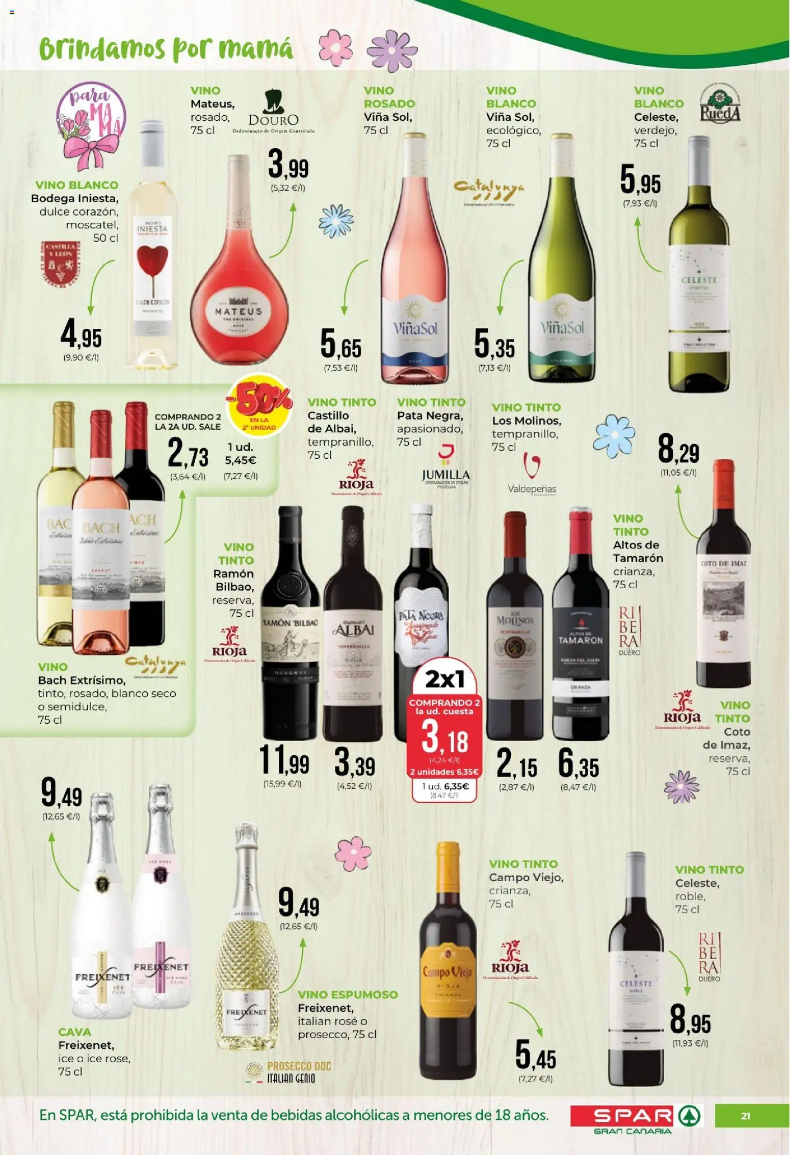 Spar folleto │ válido desde el 17.04.2026 | Página: 21 | Productos: Vino