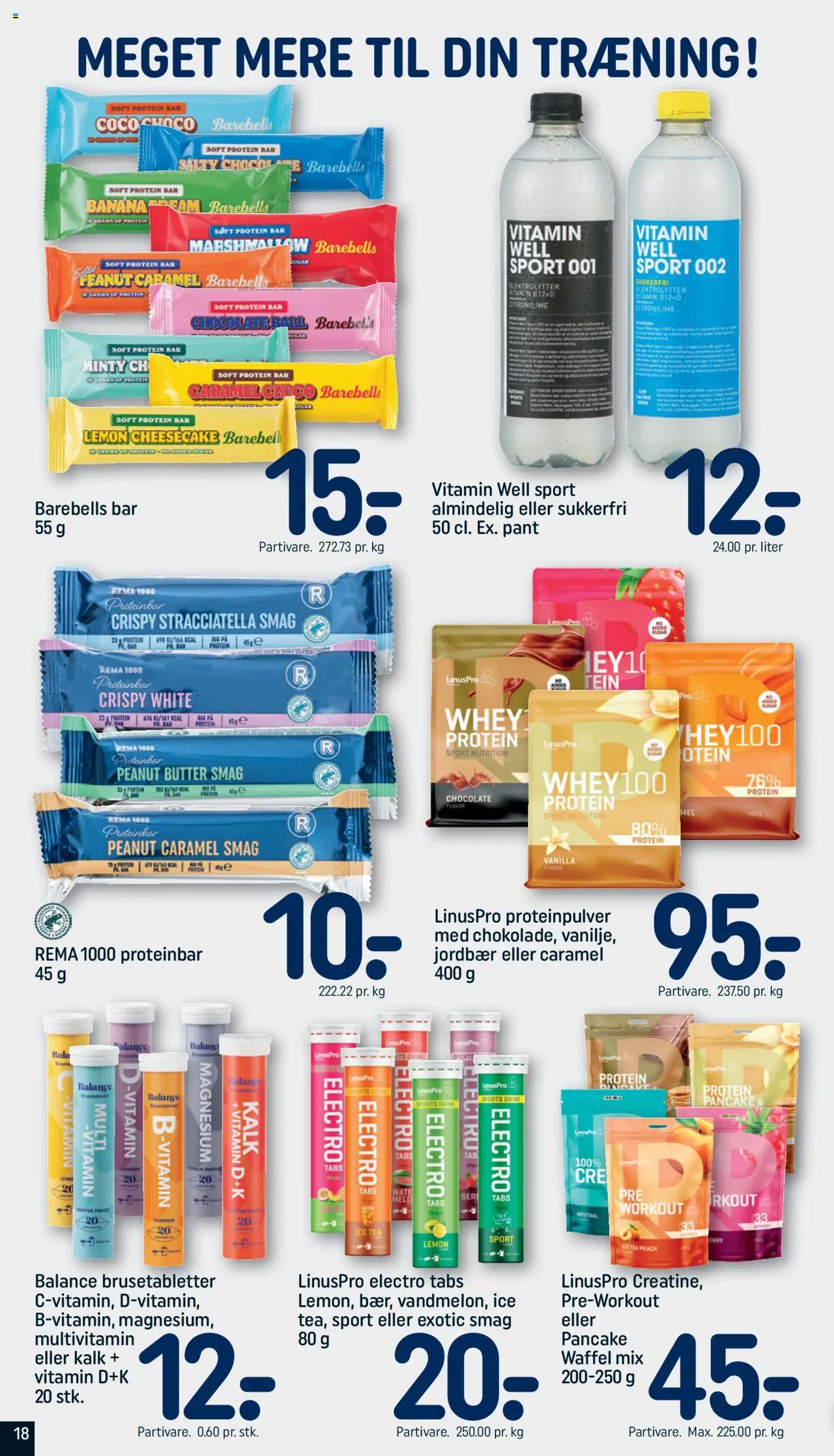 Rema 1000 Tilbudsavis gyldig fra 24.08.2025 | Side: 18 | Produkter: Jordbær, Tablets