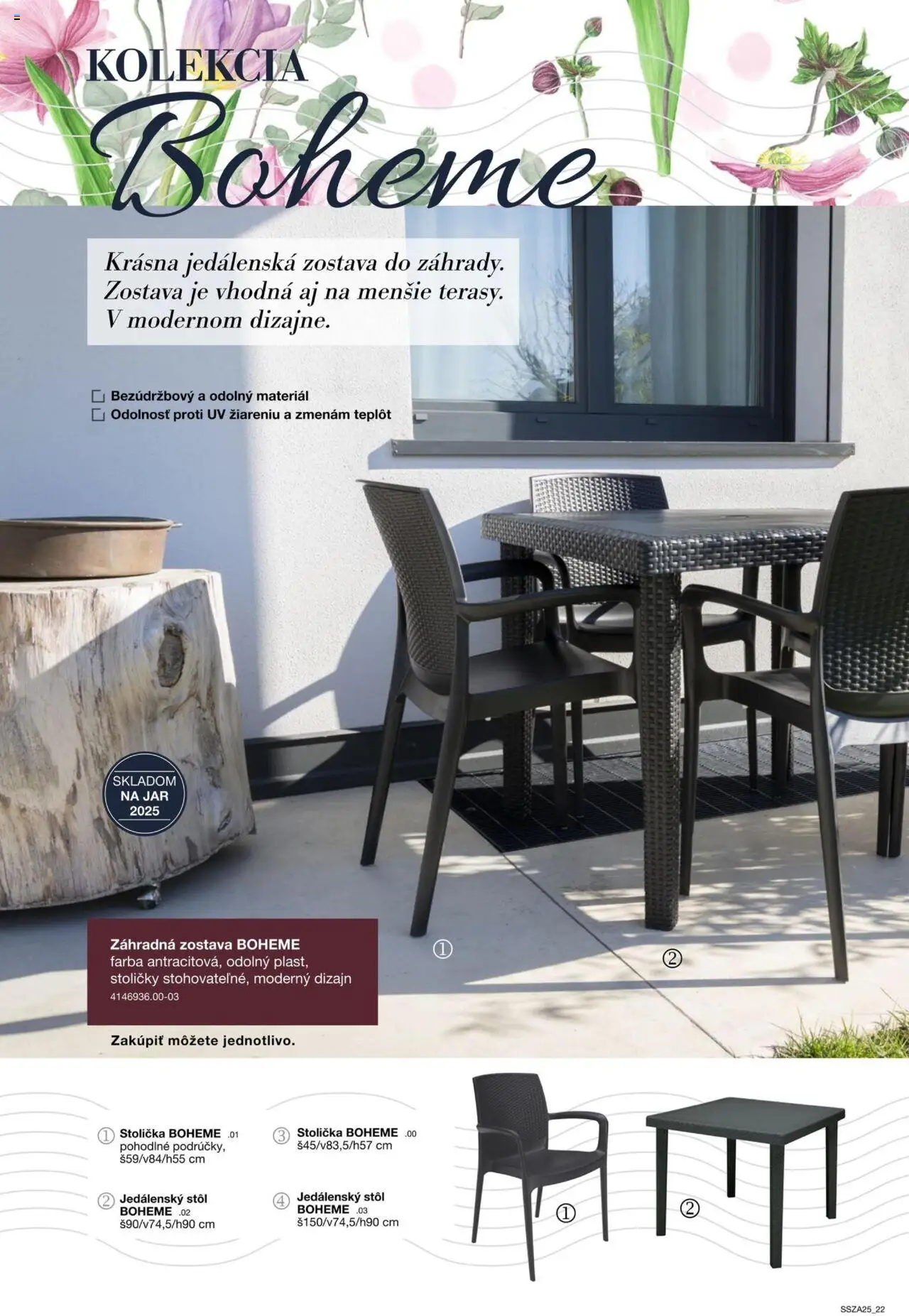 Nové Sconto nábytok akcie – leták je platný od 21.02.2025 | Strana: 22 | Produkty: Stoličky, Jedálenský stôl, Stôl, Jedálenská zostava