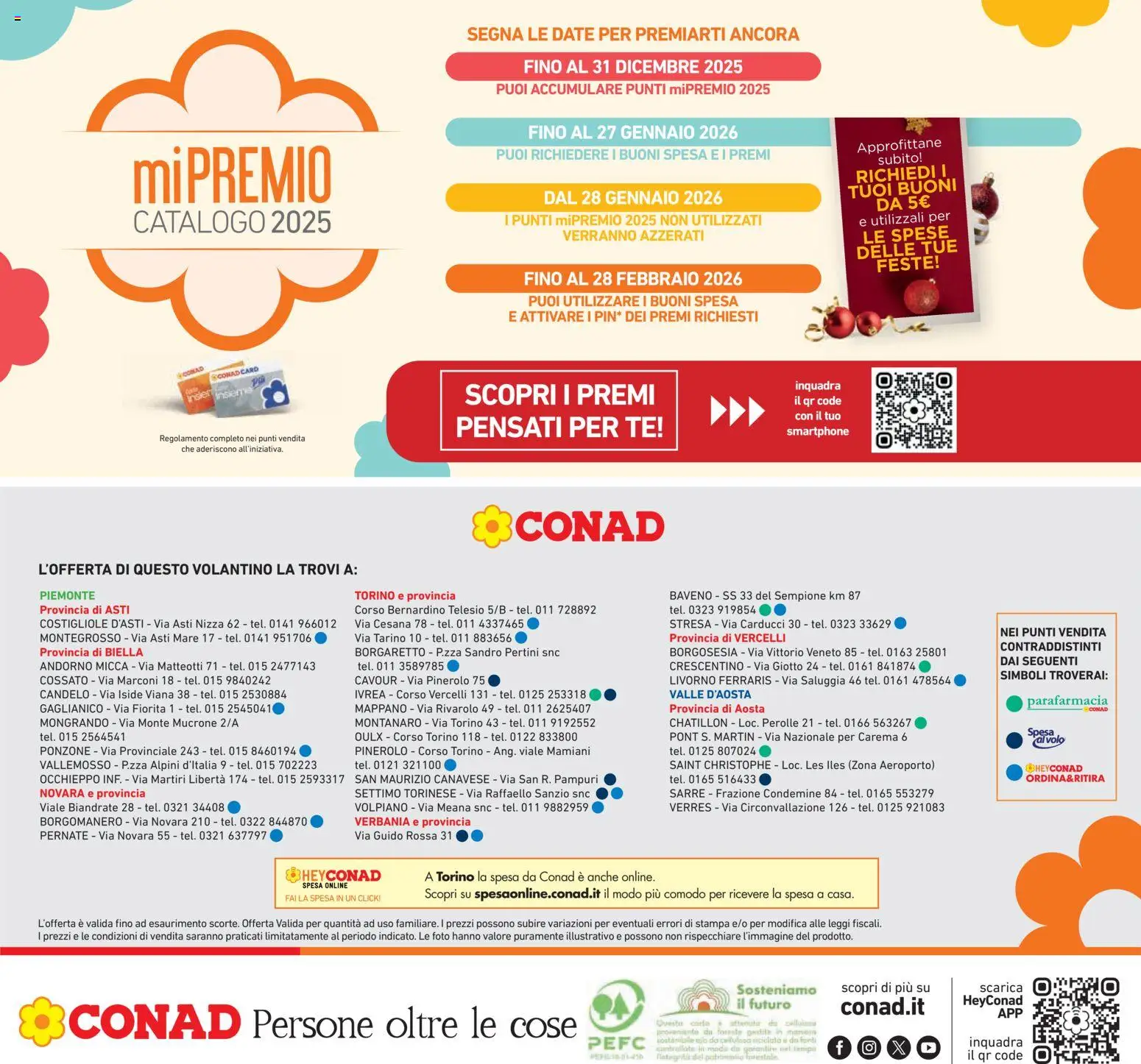 Volantino Conad del 27.12.2025 | Pagina: 28 | Prodotti: Tè, Smartphone, Stampa