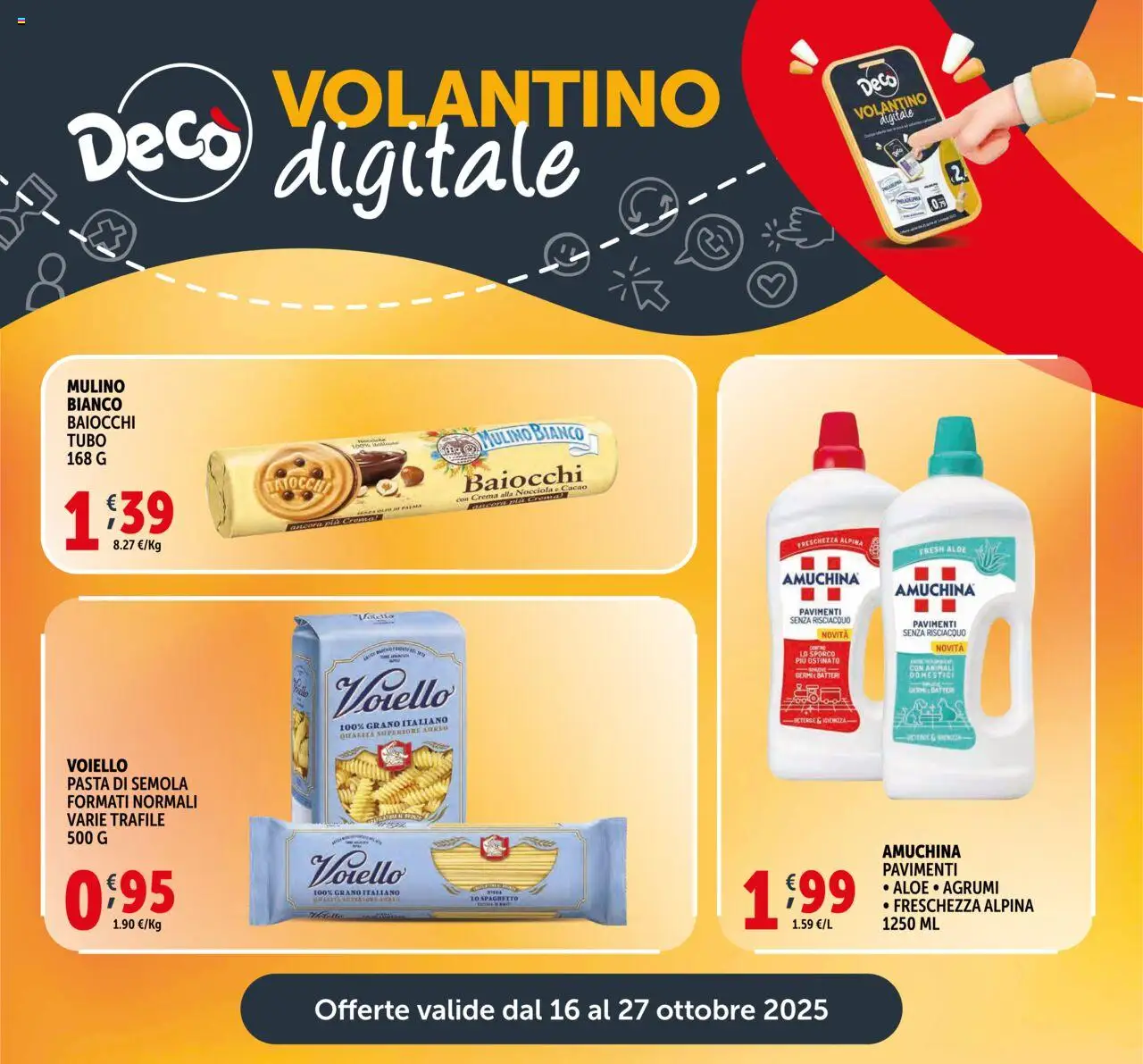 Volantino Decò del 16.10.2025 | Pagina: 21 | Prodotti: Crema, Tubo, Pasta, Cacao