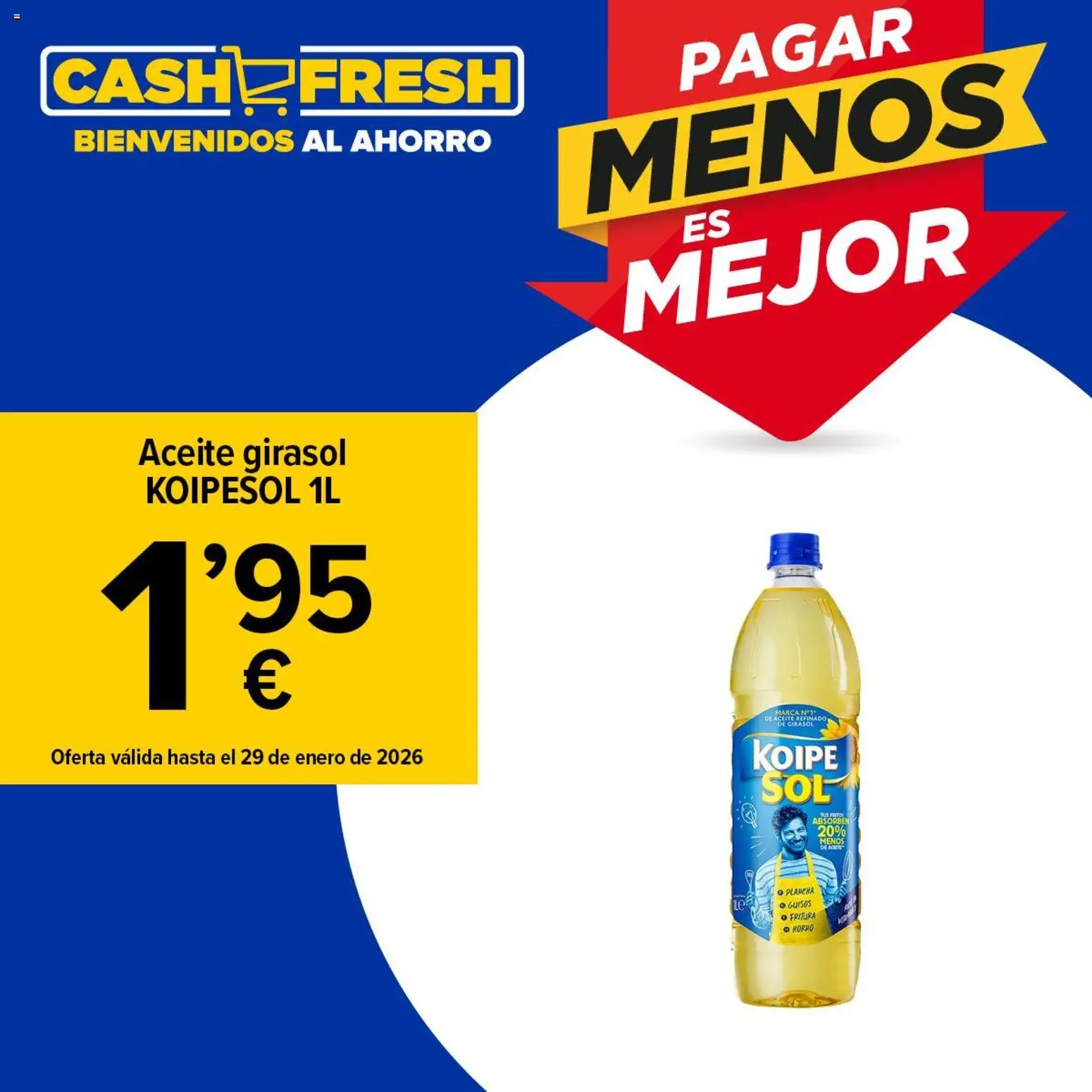 Cash Fresh folleto │ válido desde el 14.01.2026 | Página: 2 | Productos: Aceite, Horno, Plancha