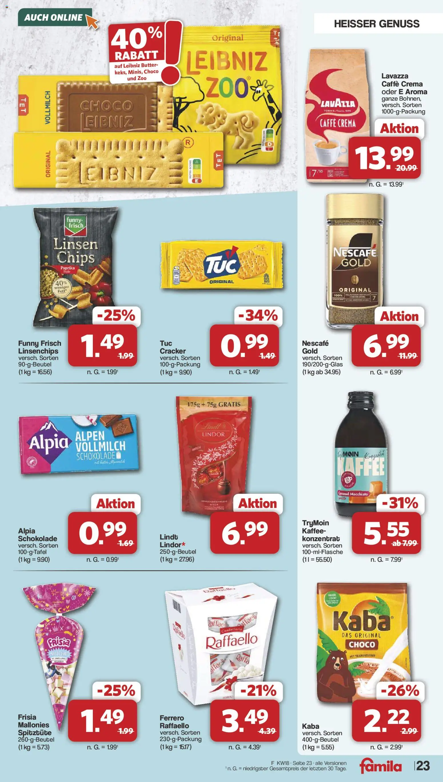 Famila Nordwest Prospekt 	 – gültig ab 27.04.2026 | Seite: 23 | Produkte: Nescafe, Butter, Paprika, Nescafe gold
