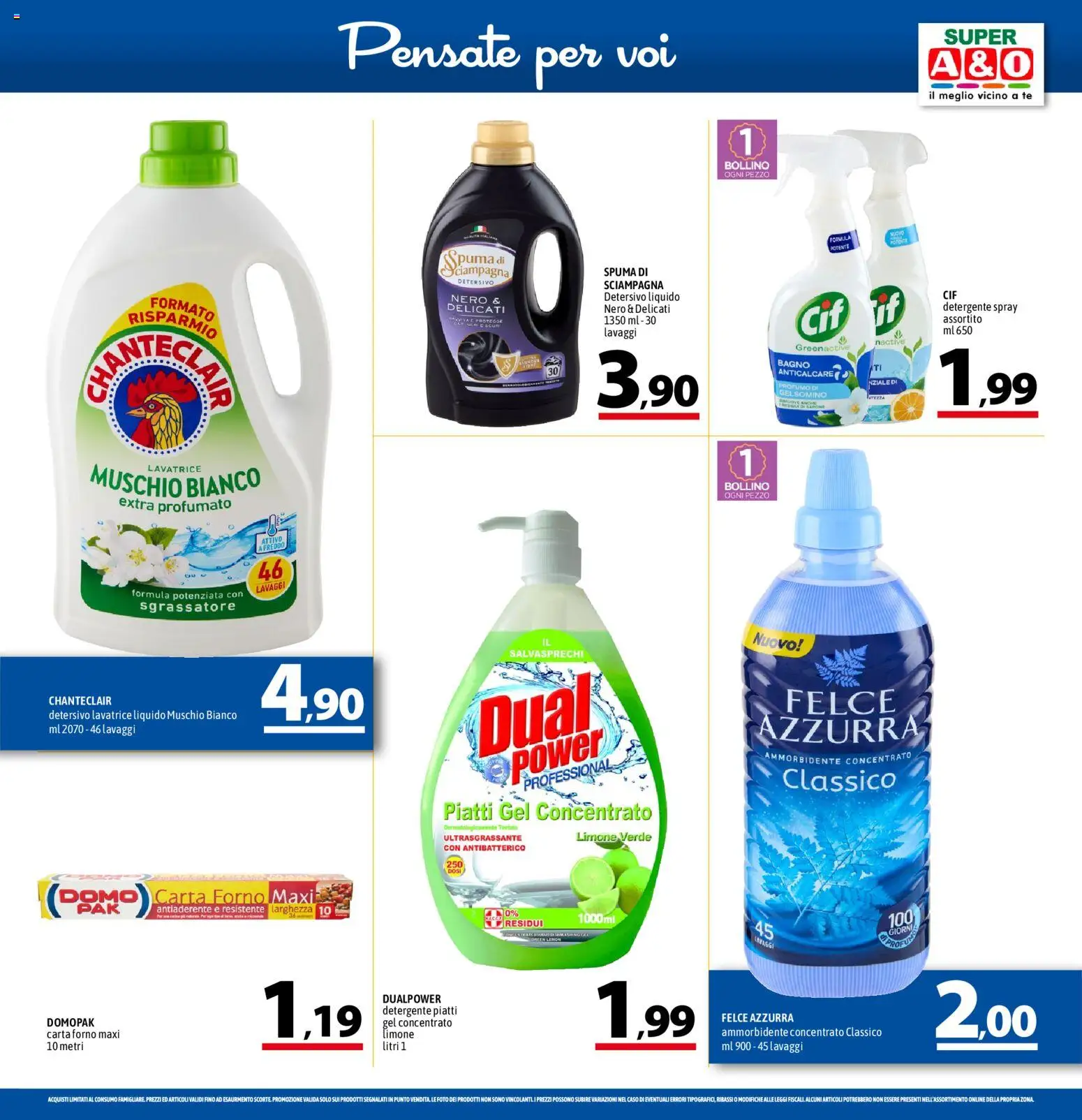 Volantino A&O del 29.01.2026 | Pagina: 15 | Prodotti: Tè, Carta forno, Bagno, Profumo