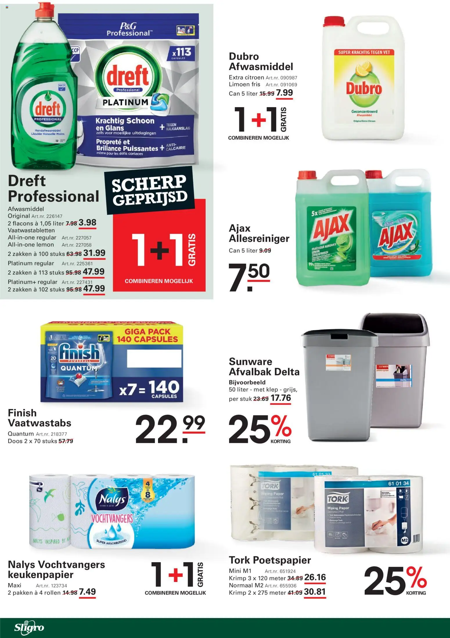 {H1} | Pagina: 10 | Producten: Limoen, Keukenpapier, Allesreiniger, Afwasmiddel