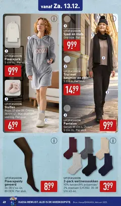 Aldi - Folder - Voorbeeld van een folder van Aldi, geldig van 08.12.2025 | Pagina: 49 | Producten: Sjaal, Trui, Crème