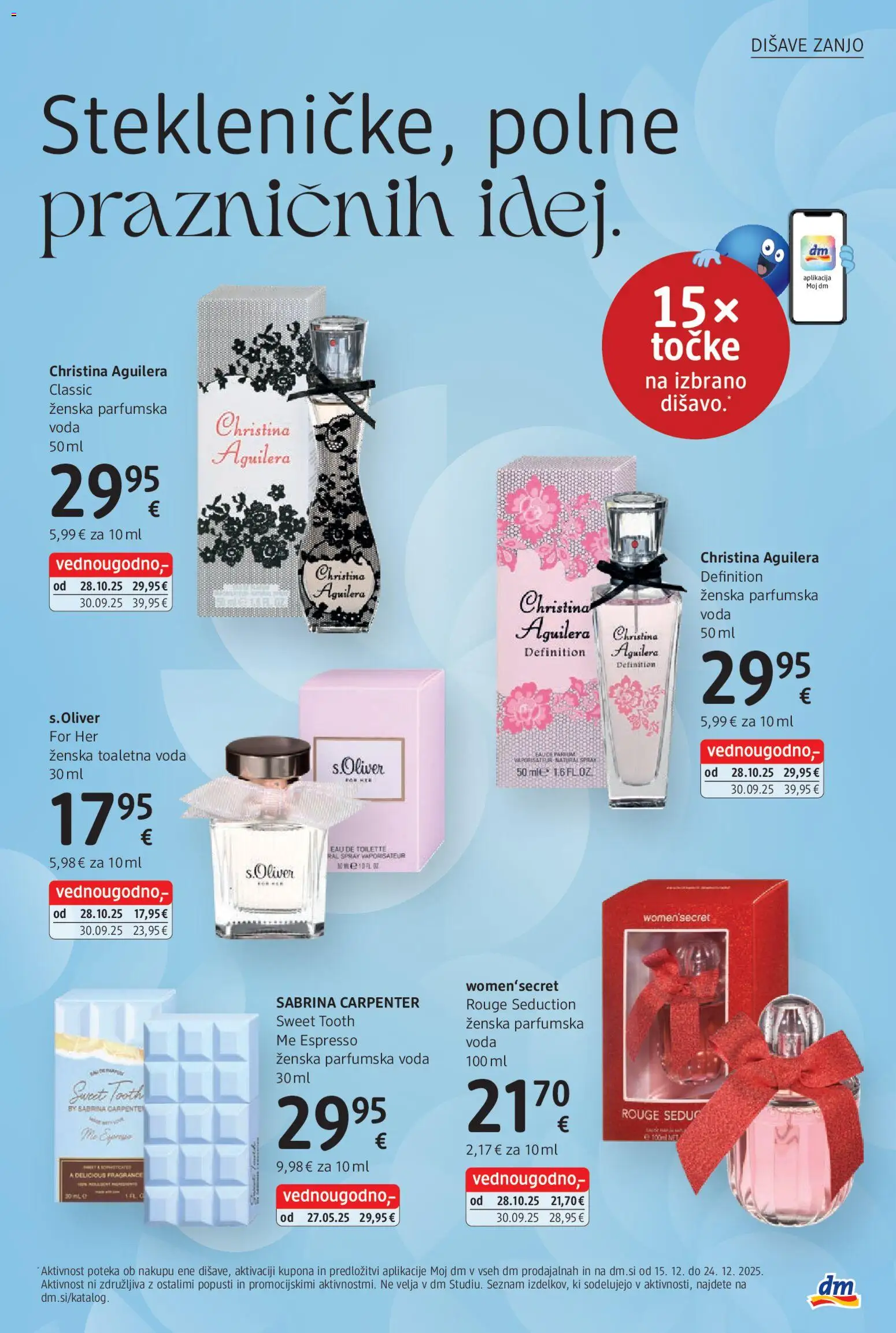 Novi DM Drogerie Markt katalog ponudbe – veljaven od 15.12.2025 | Stran: 3 | Izdelki: Voda, Toaletna voda, Parfumska voda