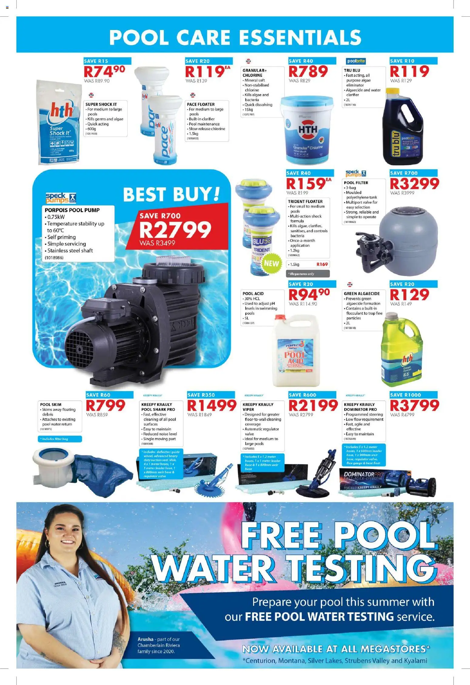 New Chamberlain catalogue – valid from 23.10.2025 | Page: 2 | Products: Bag, Tank, Valve, Water