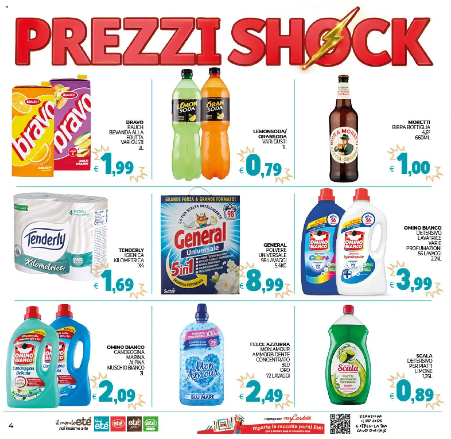 Volantino Eté del 16.01.2026 | Pagina: 4 | Prodotti: Birra, Ammorbidente, Tè, Scala