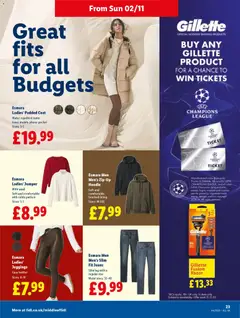 Preview of Lidl - Lidl Weekly Scotland valid from 30.10.2025 | Page: 23 | Products: Gillette, Jumper, Hoodie, Phone
