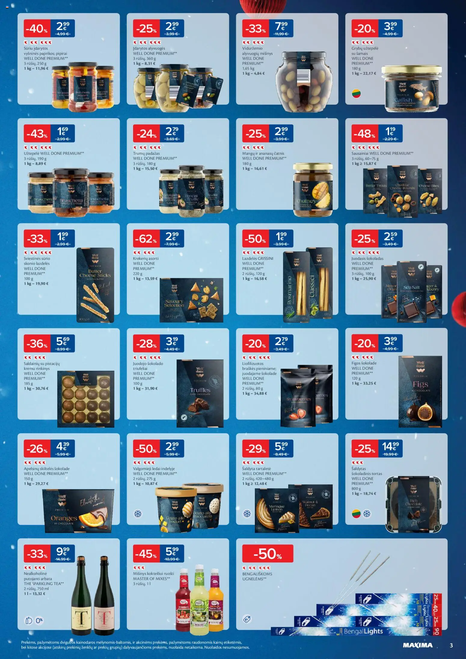 MAXIMA akcijos nuo 29.12.2025 | Puslapis: 3 | Prekių: Sausainiai, Ledai, Valgomieji ledai, Braškės