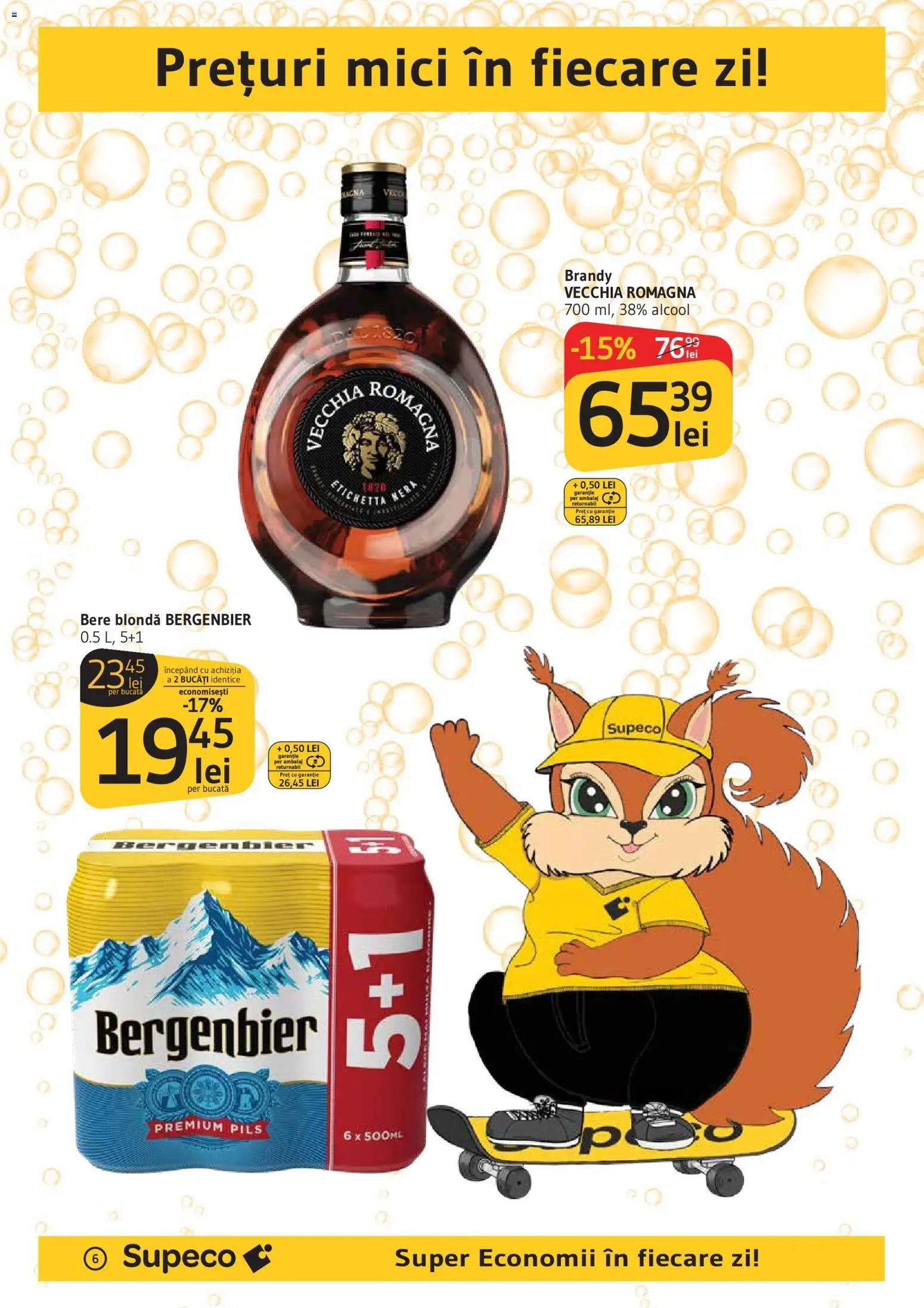 Noul catalog Supeco – valabil de la 12.03.2026 | Pagină: 6 | Produse: Mici, Bere, Plastik Kulübe
