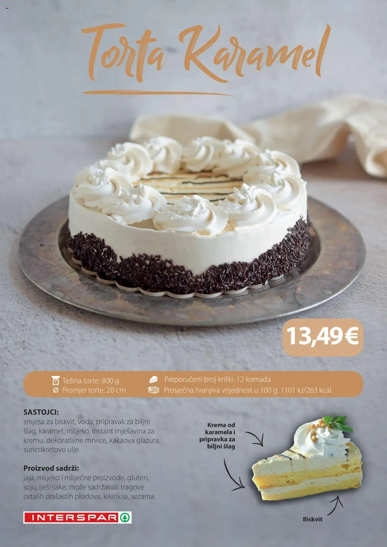 Interspar katalog | vrijedi od 31.03.2025 | Stranica: 9 | Proizvodi: Ulje, Krema, Karamela, Torta