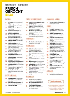 Billa AT - Frisch Gekocht Magazin - amely érvényes a következő dátumtól: 01.12.2025 | Oldal: 173 | Termékek: Karfiol, Rösti, Granola, Pizza