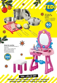 Ofertele TEDi valabile de la 14.11.2025 | Pagină: 18 | Produse: Tavuk suyu, Masă, Bucătărie, Machiaj