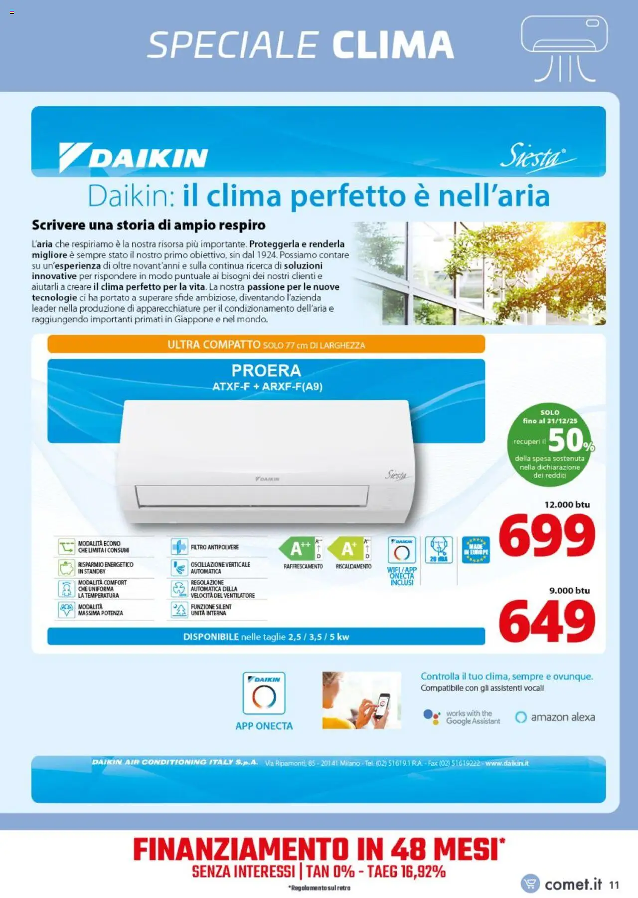 Volantino Comet del 12.09.2025 | Pagina: 11 | Prodotti: Ventilatore, The