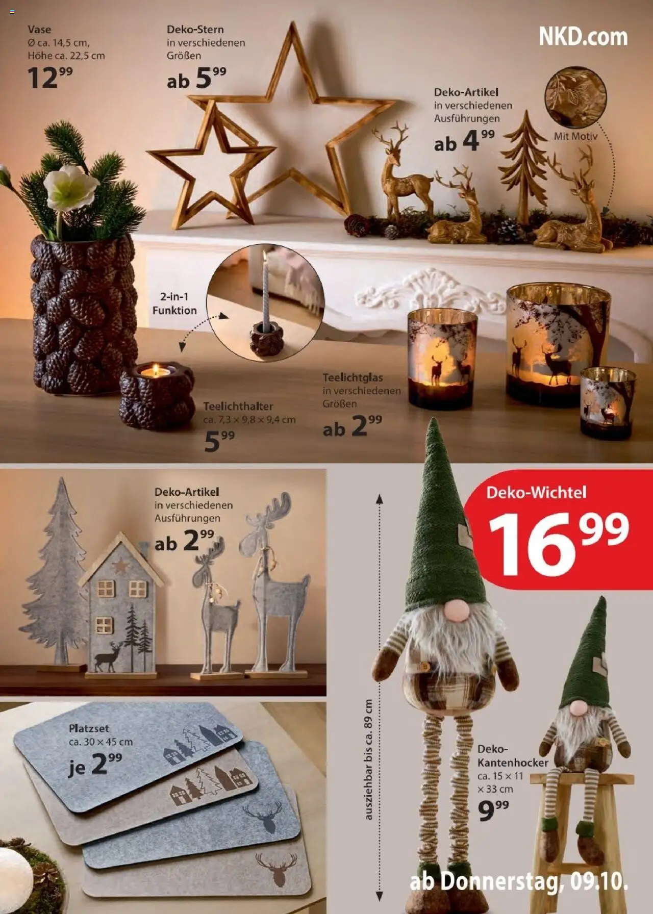 NKD Prospekt Trends – gültig ab 09.10.2025 | Seite: 17 | Produkte: Vase