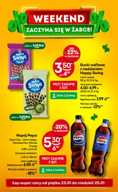 Pogląd oferty "Żabka Gazetka - Weekendowe promocje" - ważna od 23.01.2026