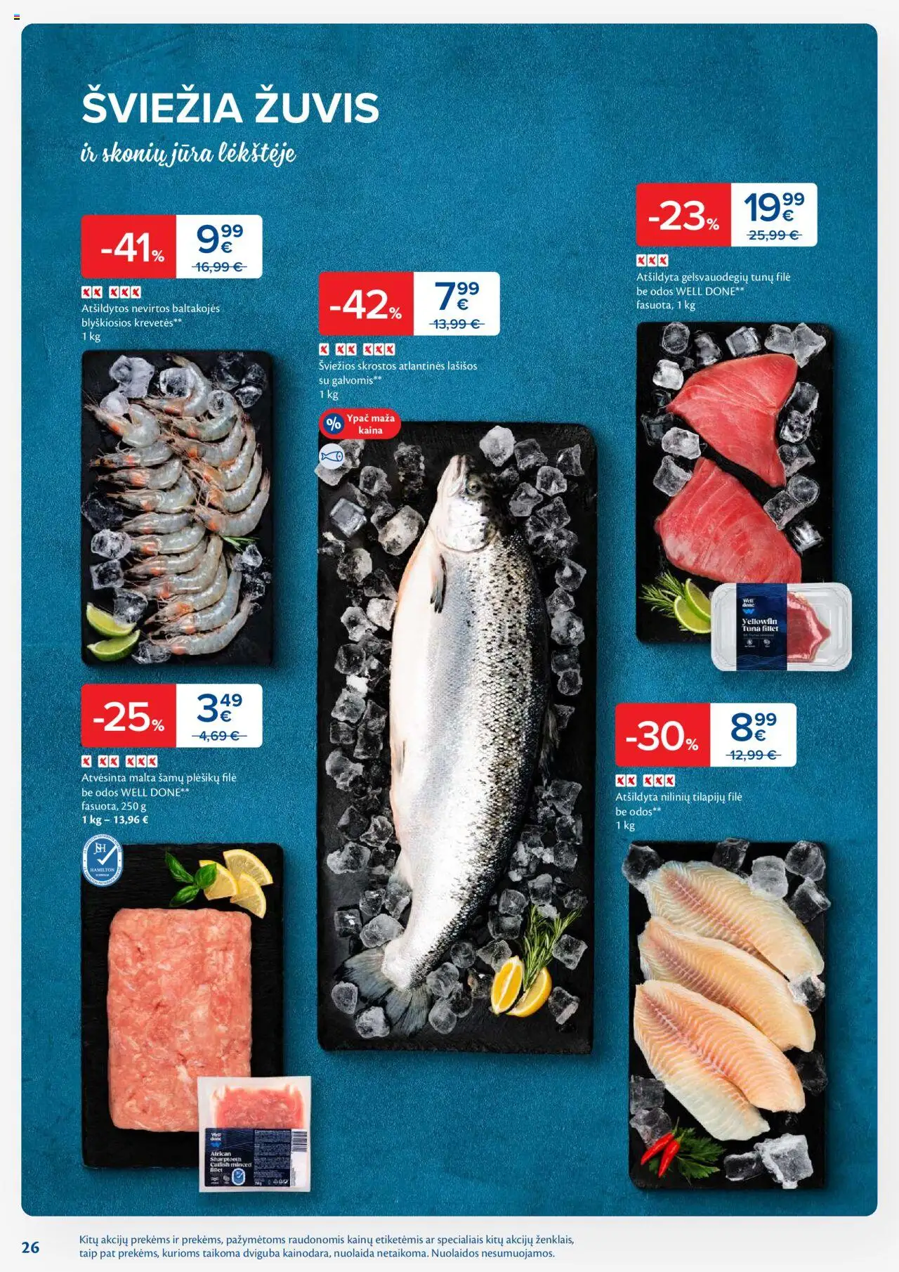 MAXIMA akcijos nuo 21.10.2025 | Puslapis: 26 | Prekių: Lašišos, Žuvis