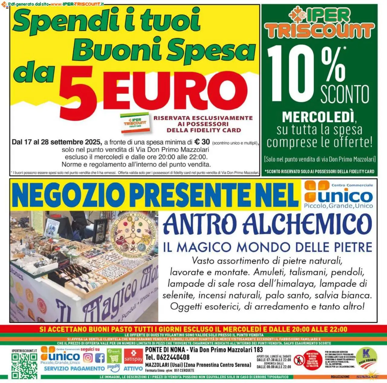 Volantino Ipertriscount del 17.09.2025 | Pagina: 20 | Prodotti: Sale, Terra