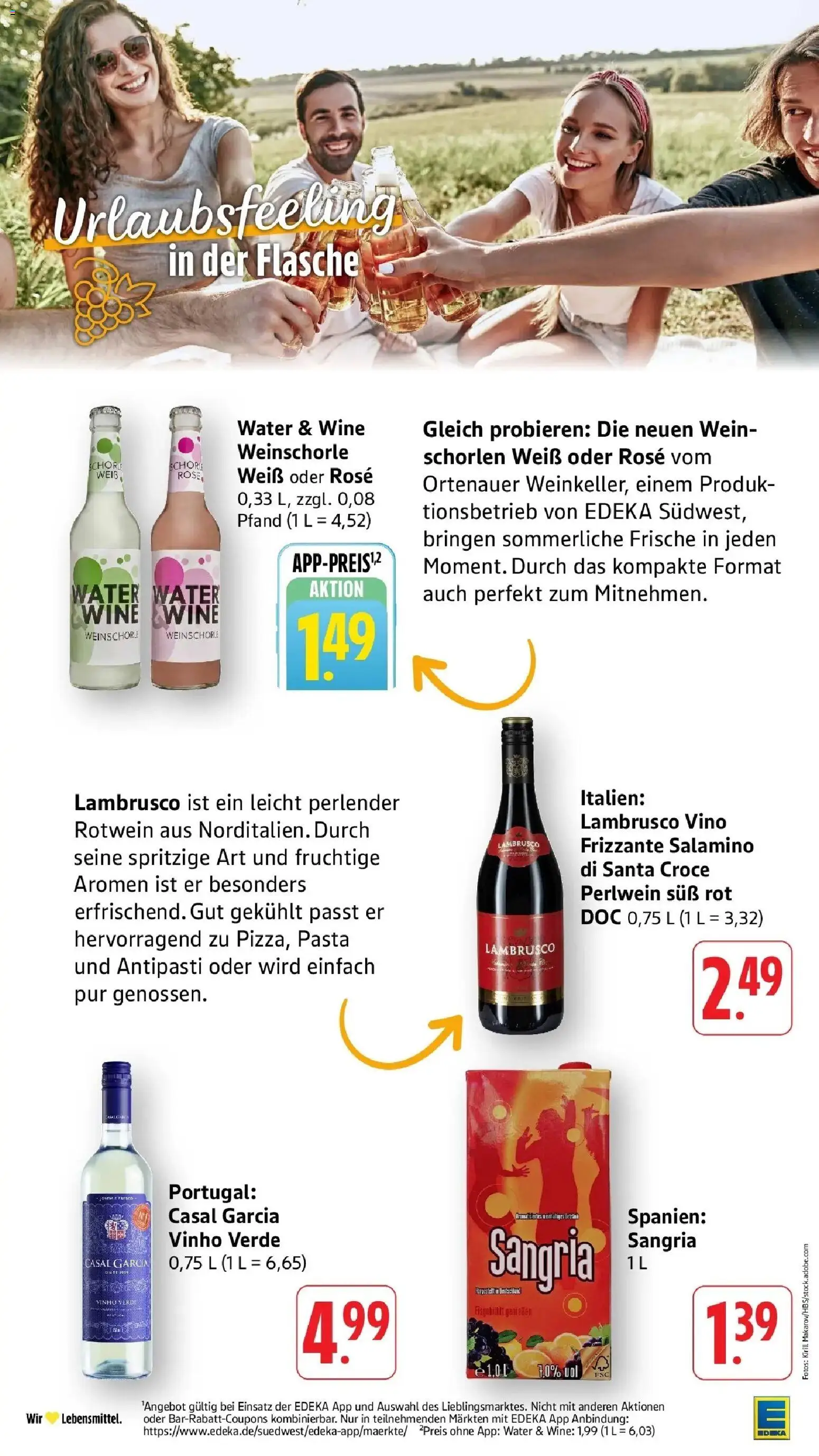 Edeka prospekt Beckingen	 – gültig ab 12.04.2026 | Seite: 40 | Produkte: Rotwein, Weinschorle, Pasta, Wein