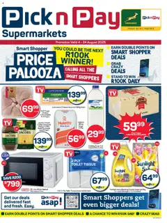 Preview of Pick n Pay specials valid from 04.08.2025