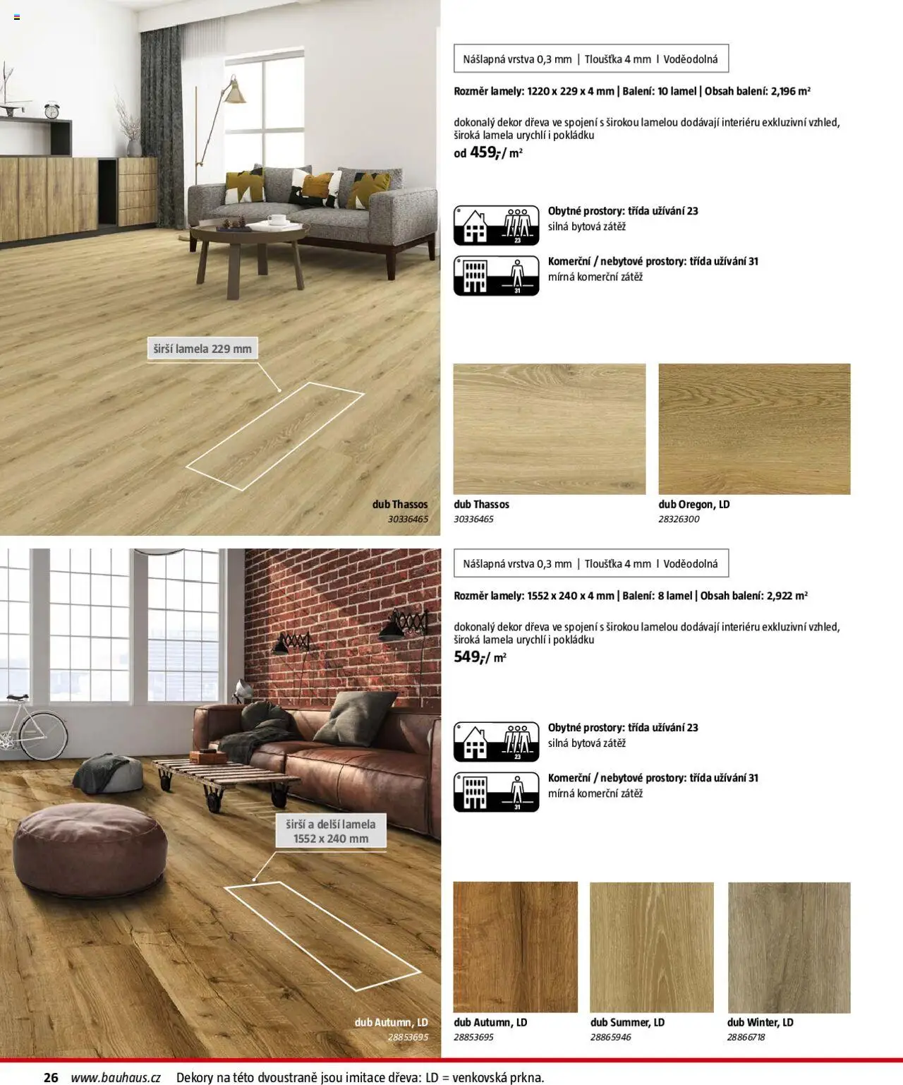 Bauhaus katalog Podlahové krytiny od 01.08.2025 | Strana: 26
