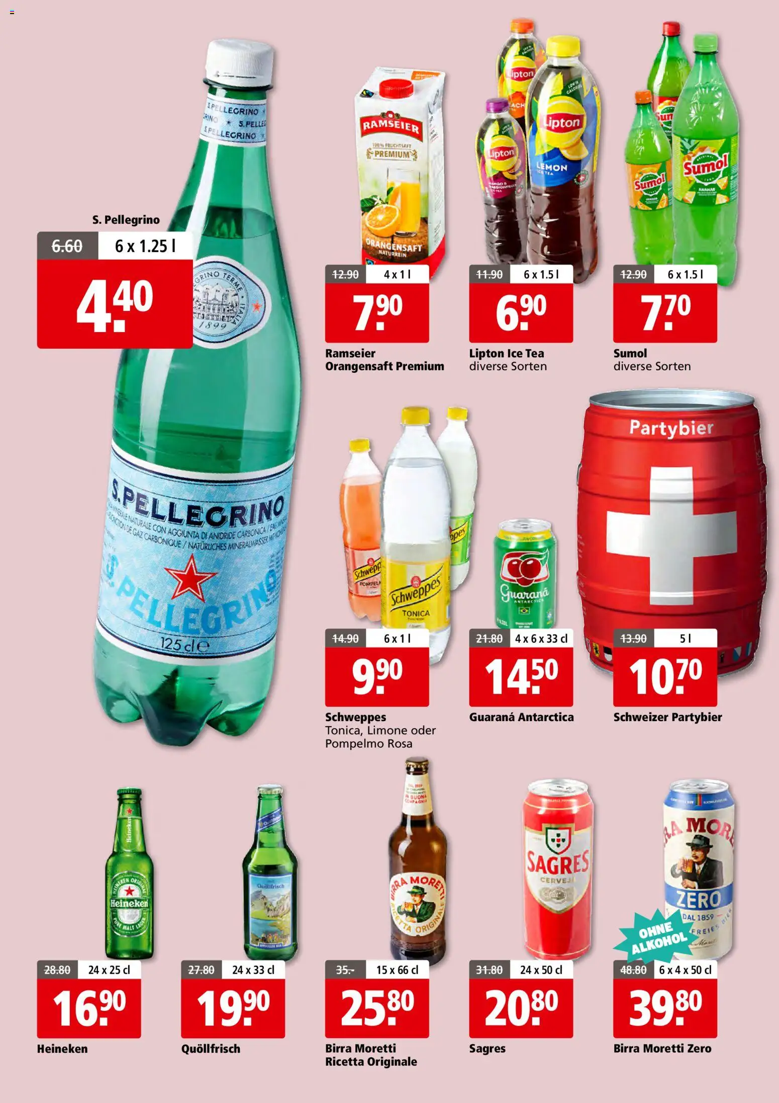 Aligro actionen 2000 Schlieren, Gossau SG, Frauenfeld, Rapperswil-Jona, Sargans, Bern, Brüttisellen, Pratteln, Emmen, Spreitenbach – gültig ab 23.03.2026 | Seite: 14 | Produkte: Orangensaft, Ananas