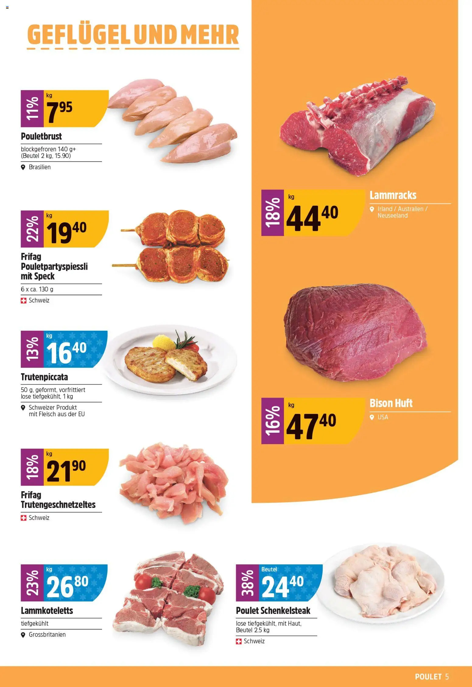 TopCC aktionen – gültig ab 20.04.2026 | Seite: 5 | Produkte: Pouletbrust