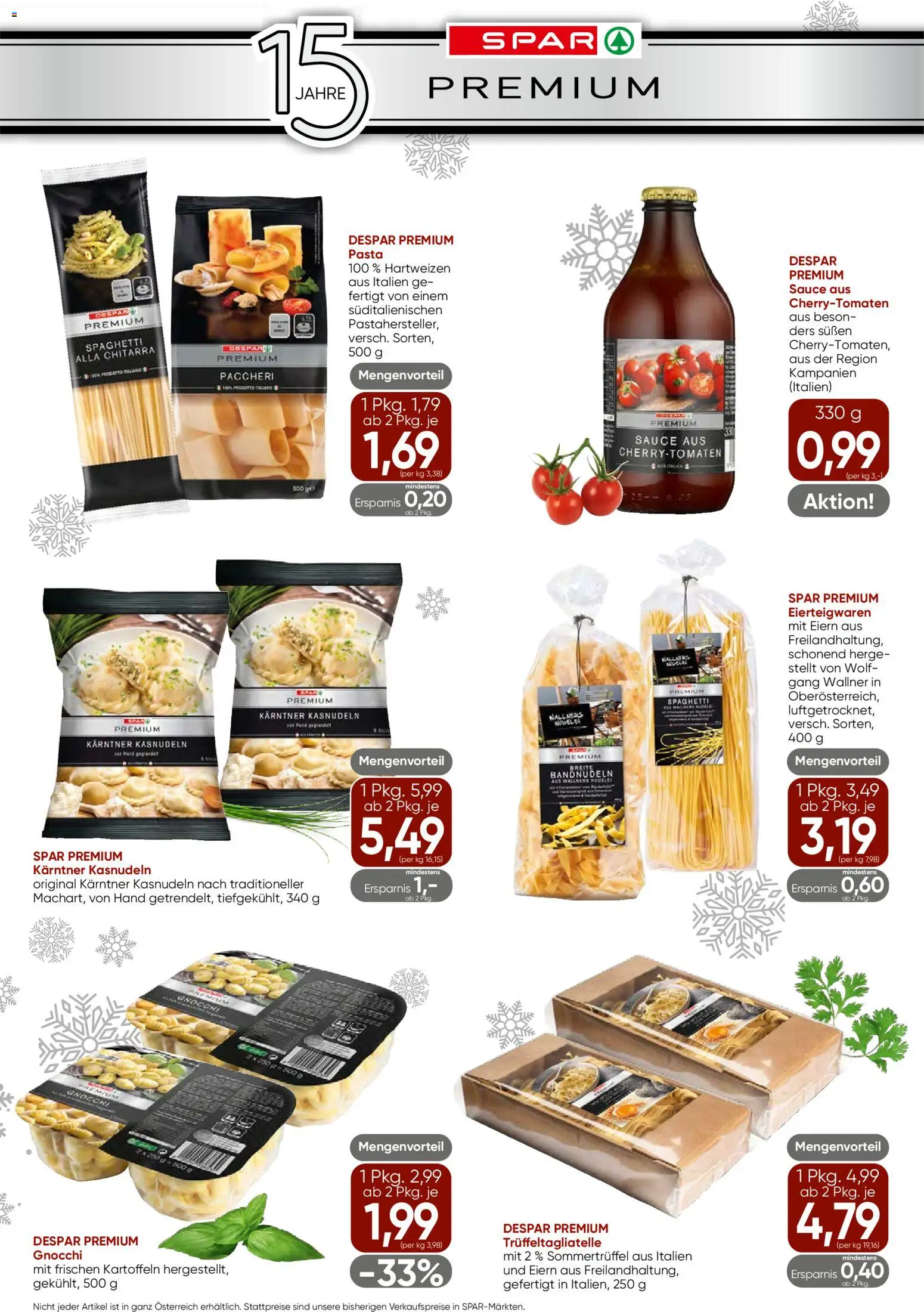 Spar Premium - Wien gültig ab 11.12.2025 | Seite: 8 | Produkte: Pasta, Kartoffeln, Hajdina liszt