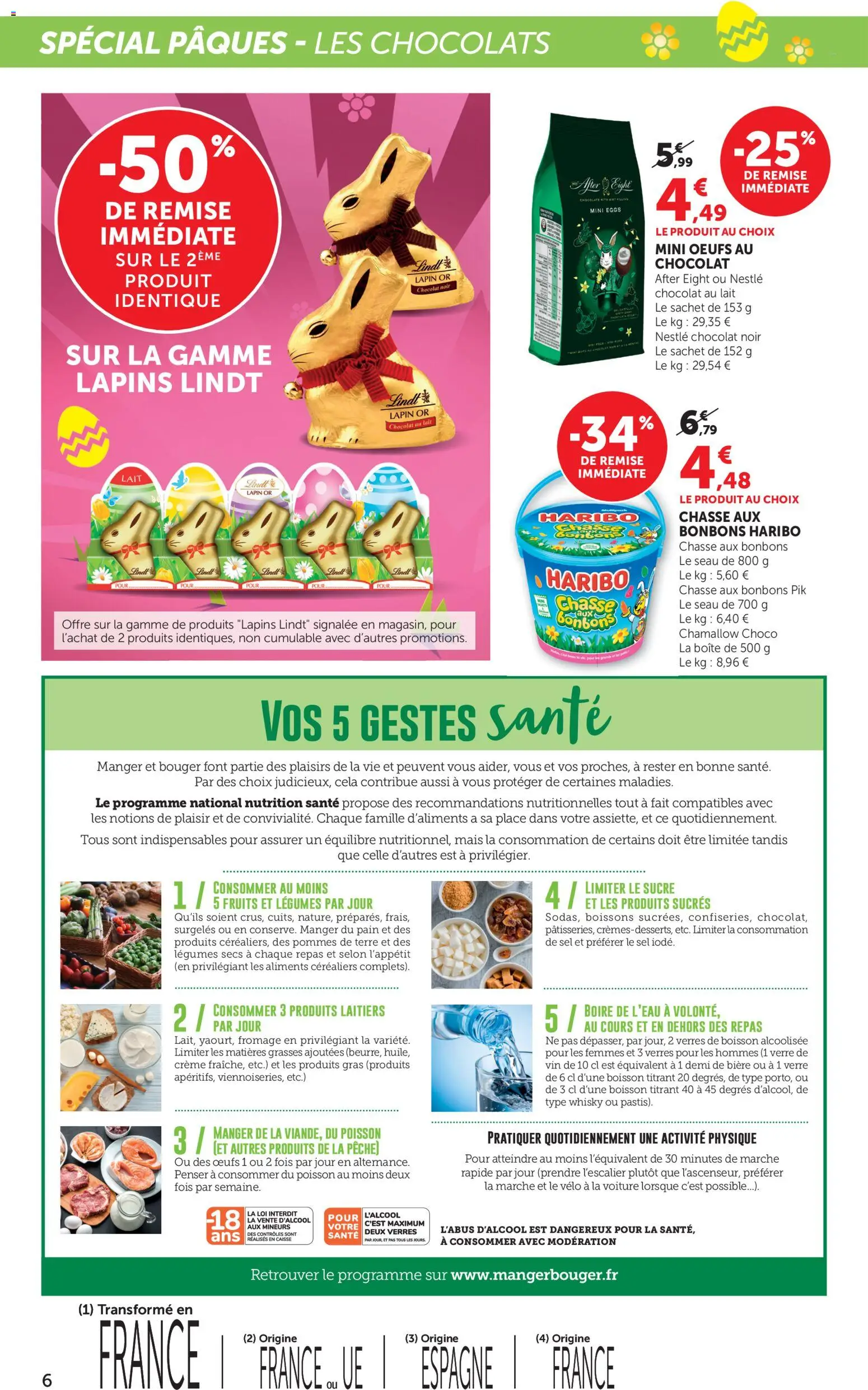 {H1} | Page: 6 | Produits: Vélo, Bière, Poisson, Bonbons