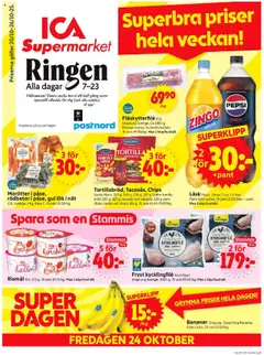 ICA Supermarket - Stockholm - Förhandsvisning av reklamblad från butik ICA Supermarket aktuell från 20.10.2025