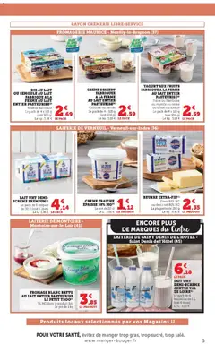 U Express - Prévisualisation de U Express - Engagés pour soutenir nos partenaires locaux Centre-Val de Loire valide à partir de 03.02.2026 | Page: 5 | Produits: Abricot, Lait entier, Citron, Crème fraiche