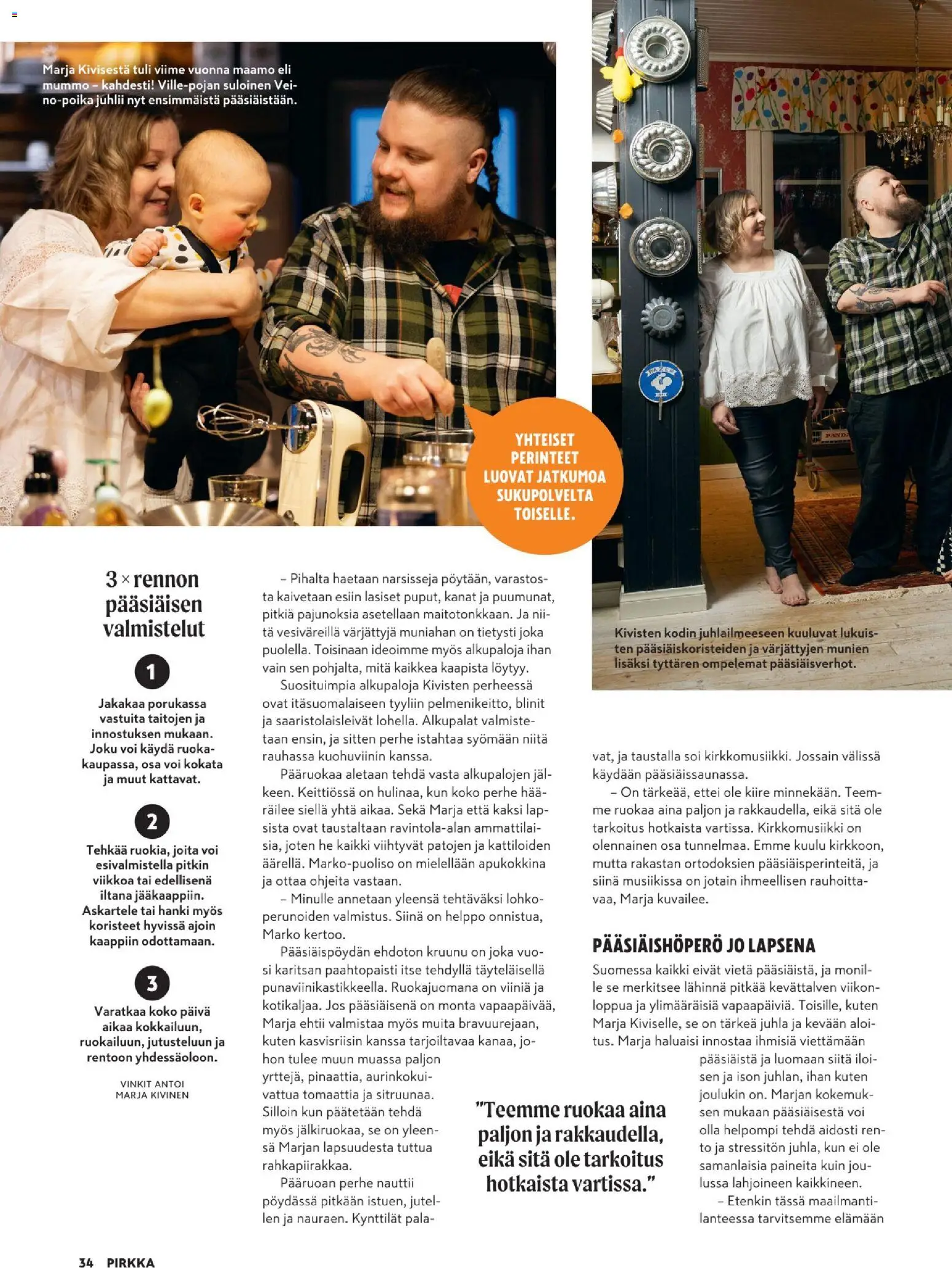 K-Citymarket - Pirkka – voimassa 25.03.2026 alkaen | Sivu: 34 | Tuotteet: Voi, Kynttilät