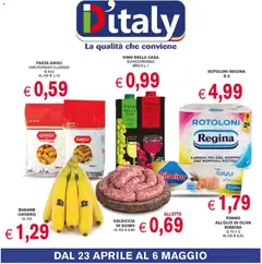 Anteprima del volantino Coal volantino D'Italy valido a partire dal 23.04.2026