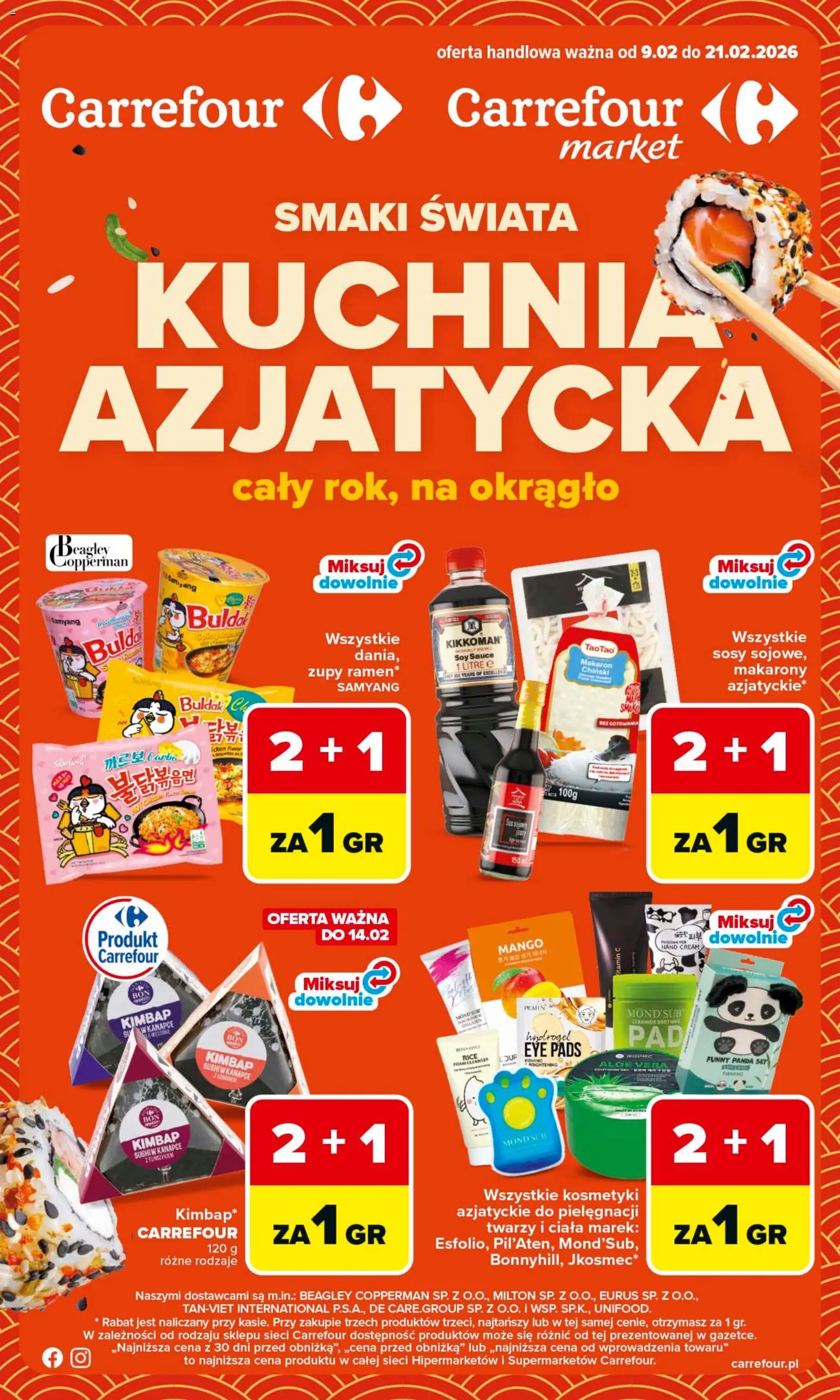 Carrefour Gazetka - Kuchnia Azjatycka od 09.02.2026 | Strona: 1