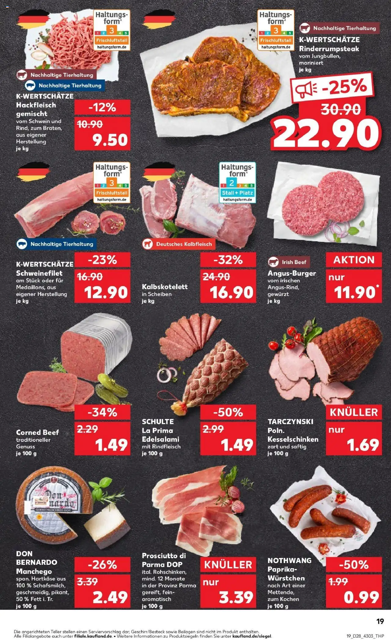 Kaufland prospekt Garbsen	 - gültig ab dem 09.07.2025 | Seite: 19 | Produkte: Burger, Schweinefilet, Paprika, Rindfleisch