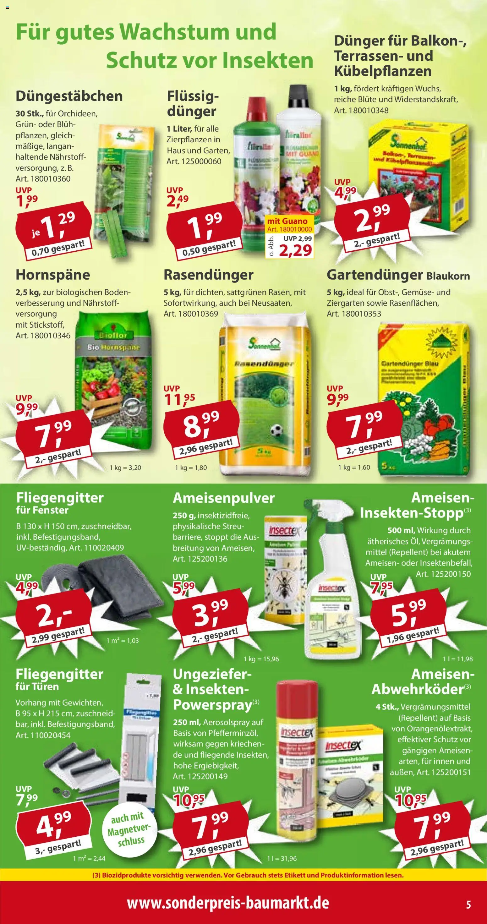 Sonderpreis Baumarkt Prospekt 	 – gültig ab 04.04.2026 | Seite: 5 | Produkte: Vorhang, Gemüse