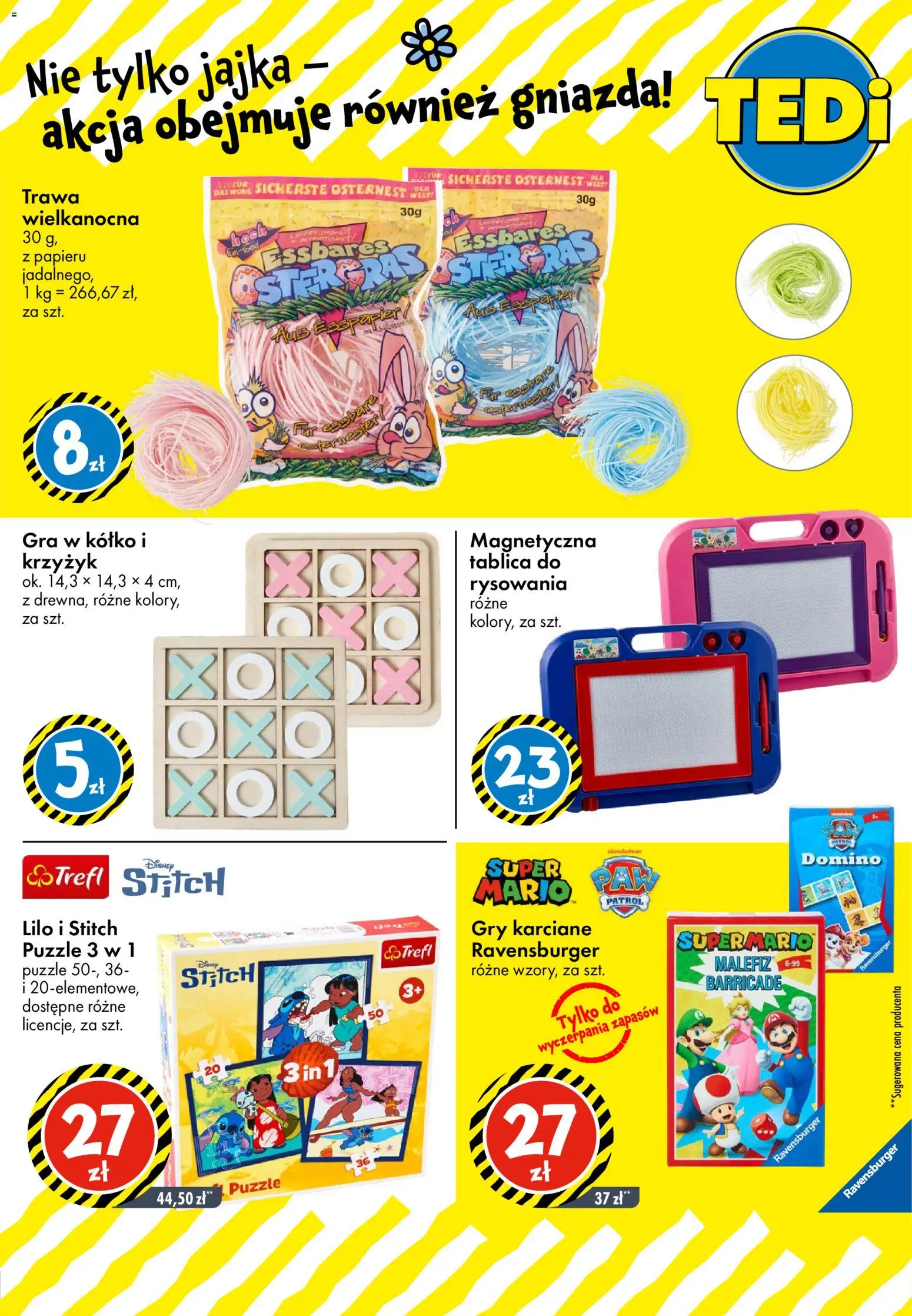 TEDi gazetka od 06.03.2026 | Strona: 24 | Produkty: Gra, Gry, Jajka