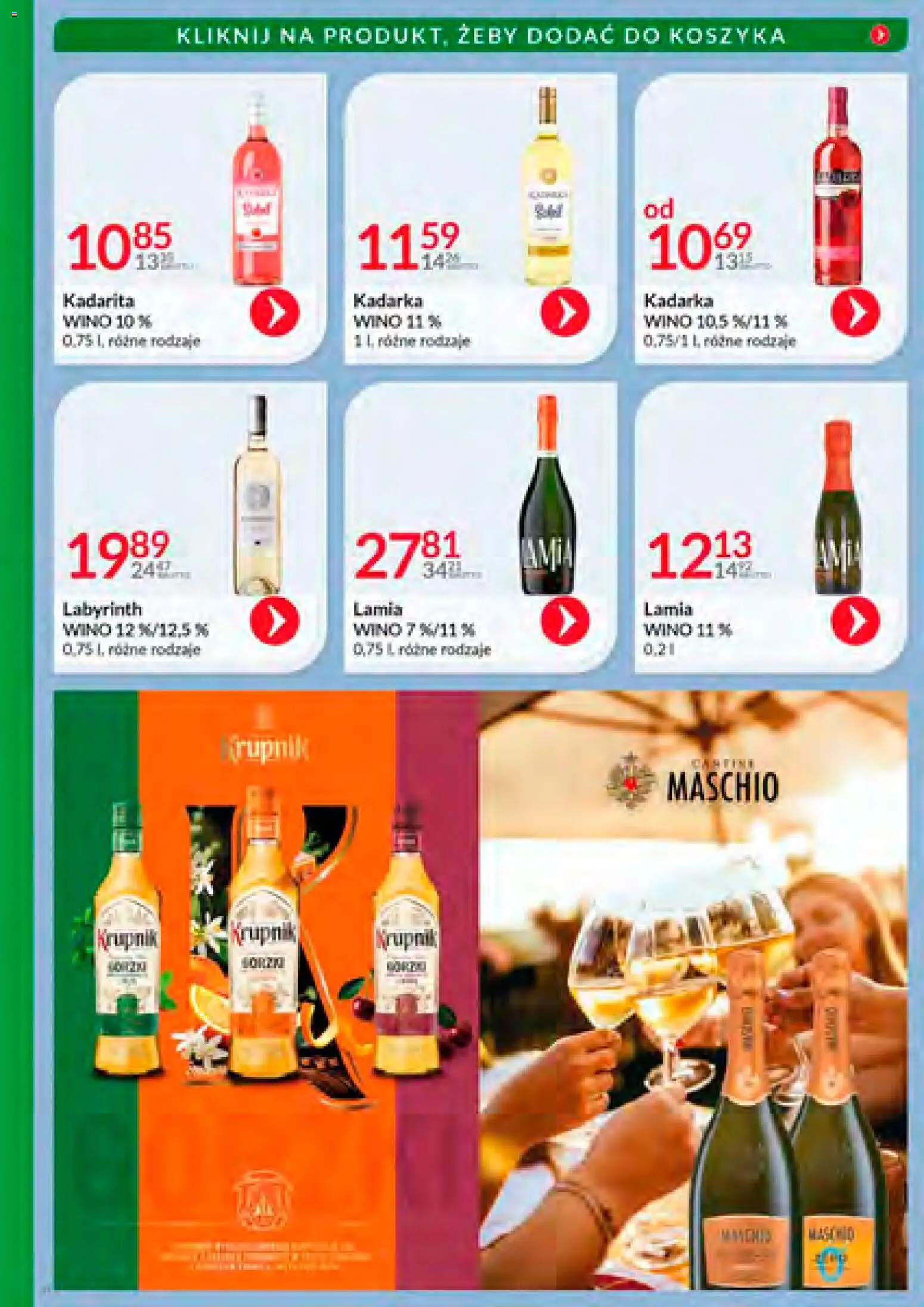 Eurocash Gazetka - Katalog Alkoholowy 12 od 01.12.2025 | Strona: 45 | Produkty: Wino