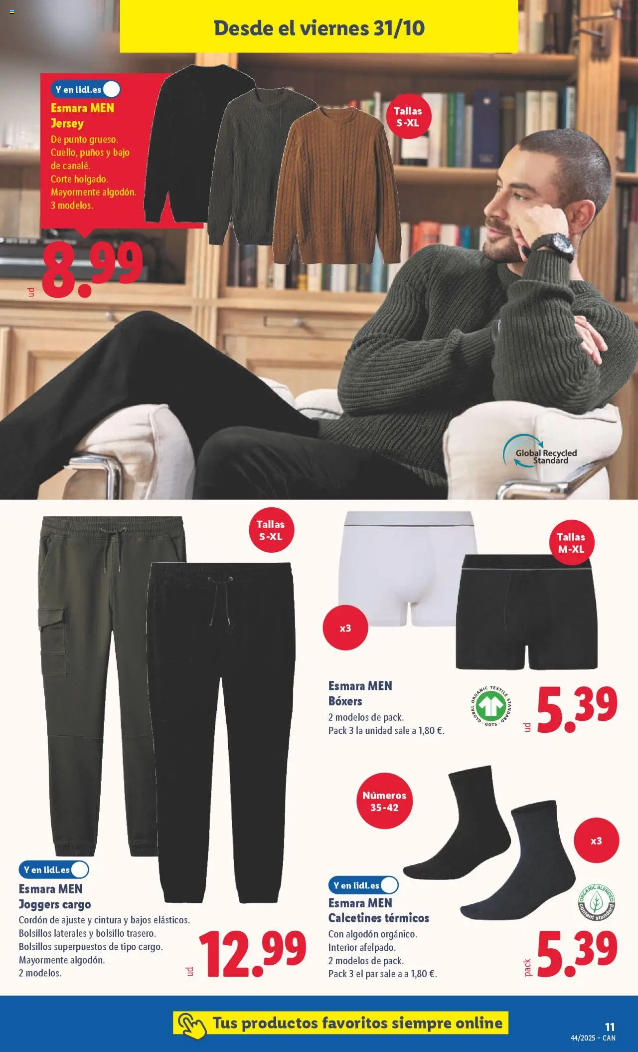 Lidl - Canarias │ válido desde el 27.10.2025 | Página: 19 | Productos: Boxers