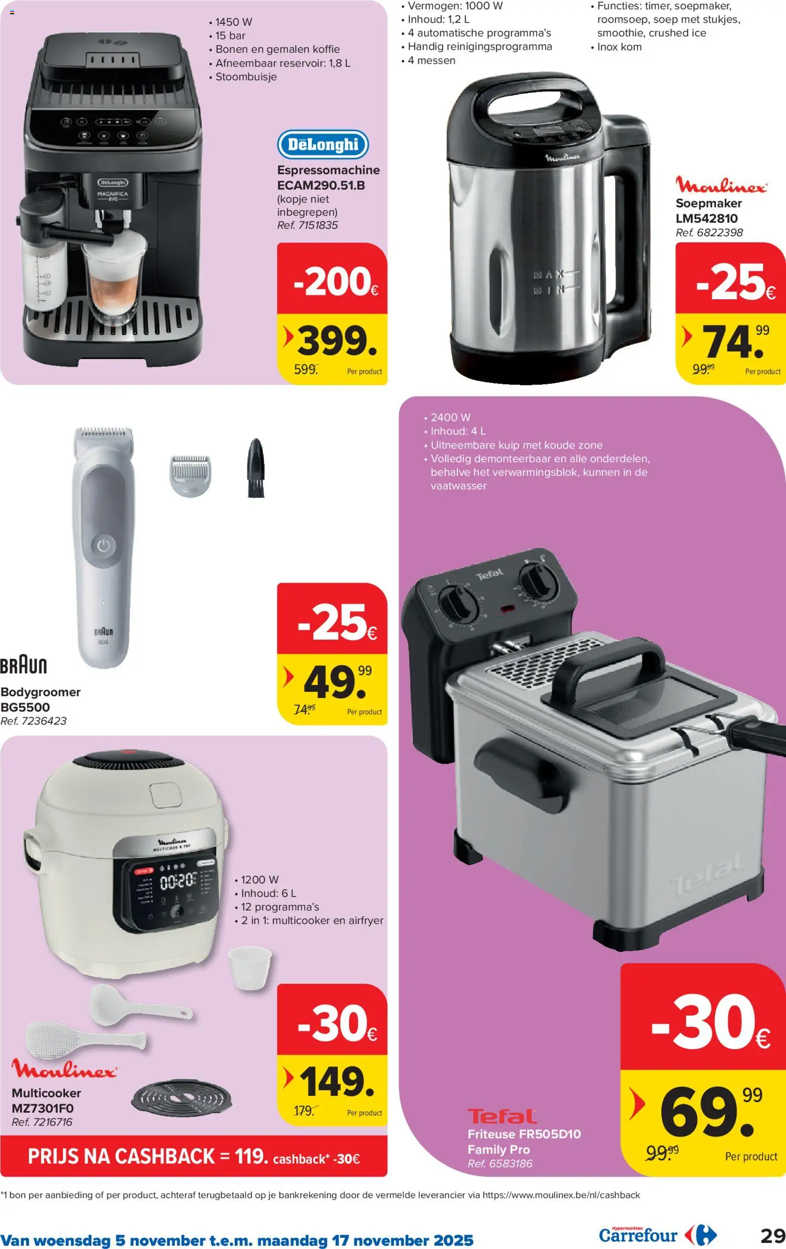 {H1} | Pagina: 29 | Producten: Csirkecombfile, Vaatwasser, Friteuse, Koffie