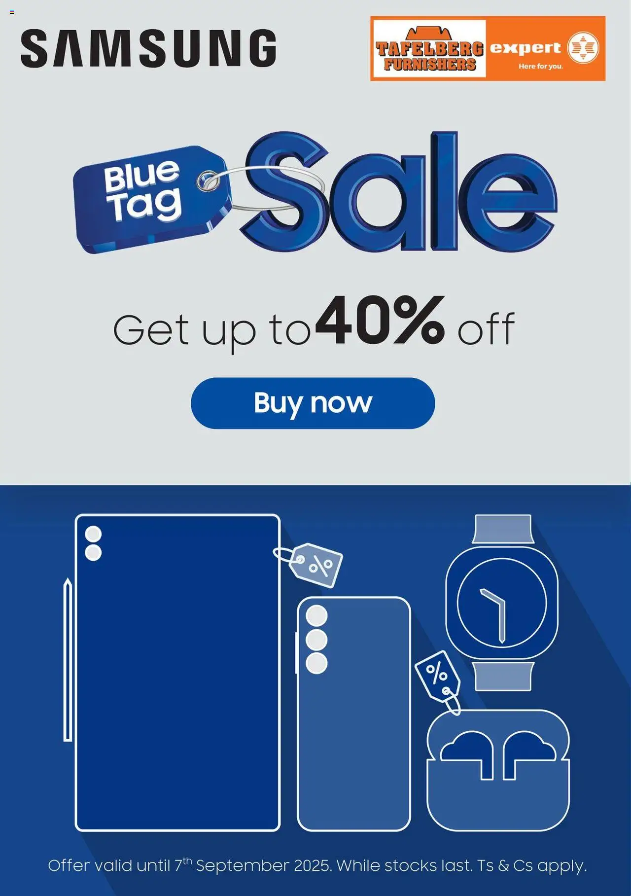 Tafelberg Furnishers Blue Tag Sale │ valid from 25.08.2025 | Page: 1