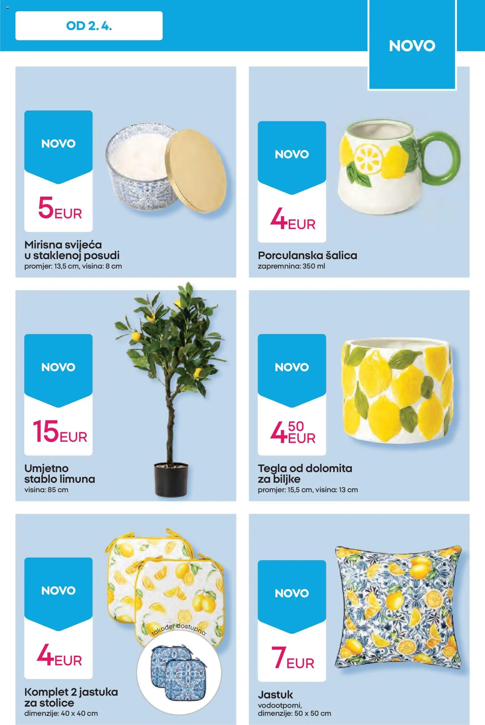 Pepco katalog | vrijedi od 02.04.2026 | Stranica: 5 | Proizvodi: Jastuk, Šalica, Jastuk za stolice