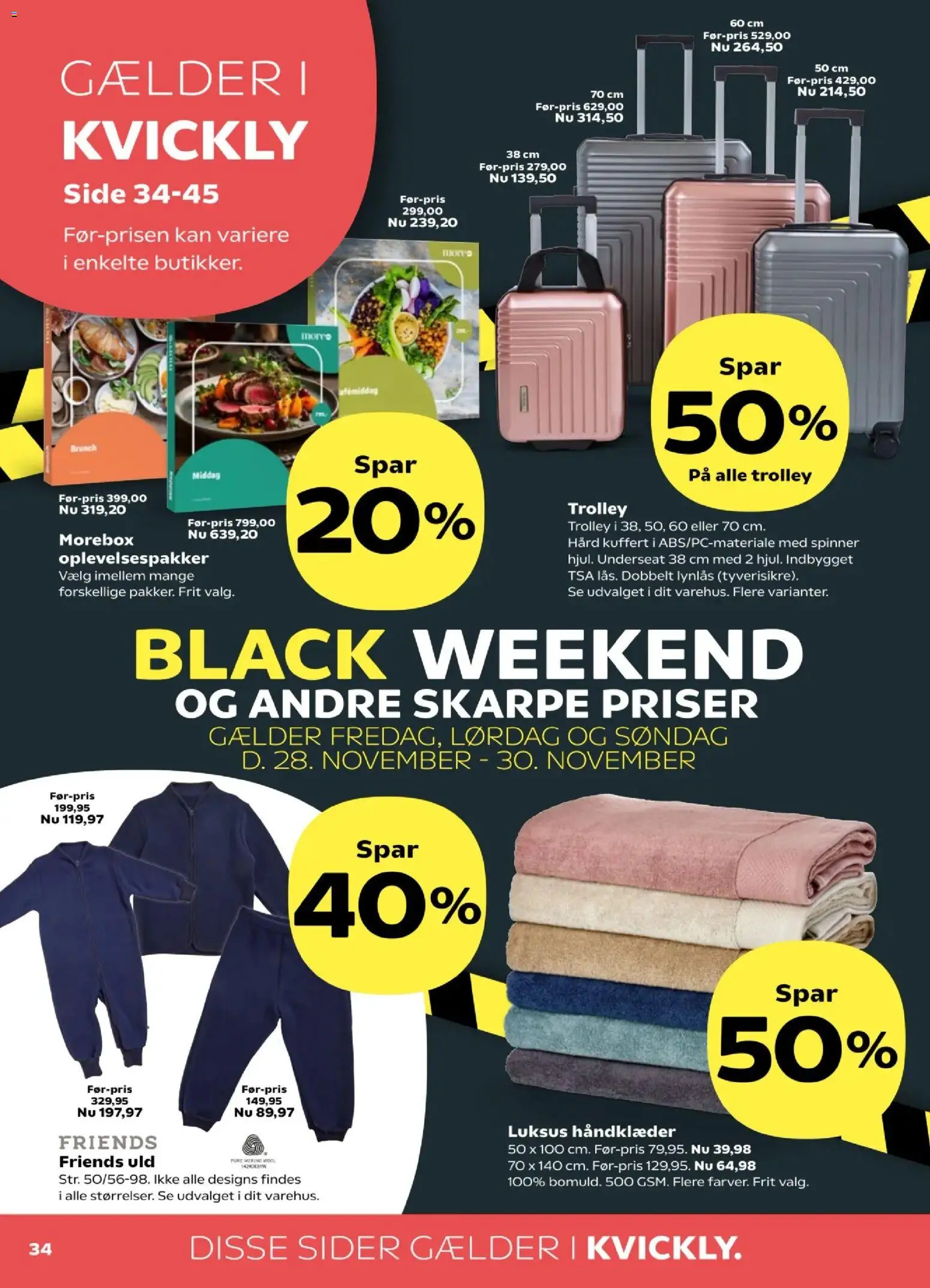 Kvickly tilbudsavis – gyldig fra 28.11.2025 | Side: 38 | Produkter: Kuffert