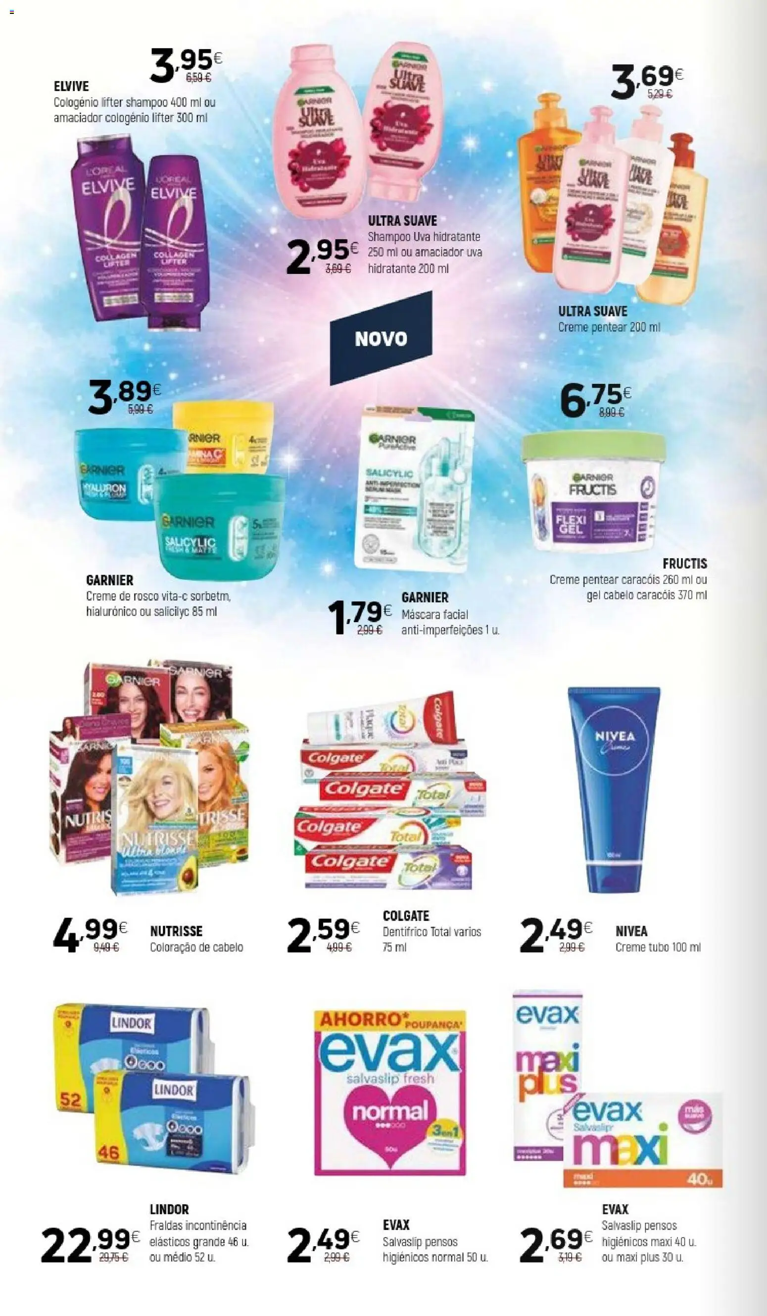 Coviran - folheto │ válido de 24.02.2026 | Página: 18 | Produtos: Fraldas, Shampoo, Máscara facial, Creme