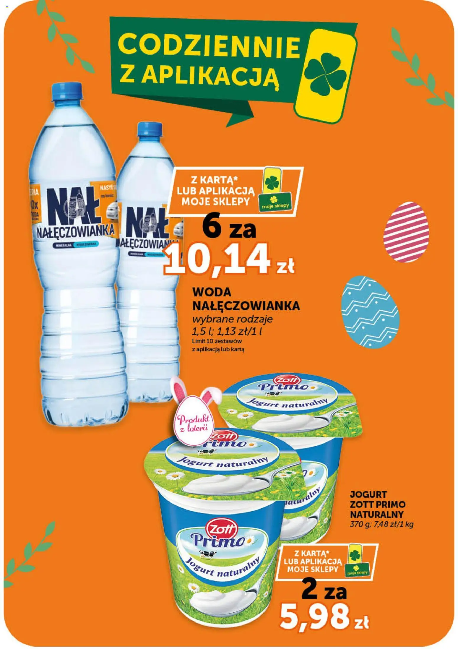 ABC gazetka - Minimarket od 02.04.2026 | Strona: 14 | Produkty: Karta, Jogurt naturalny, Jogurt, Woda
